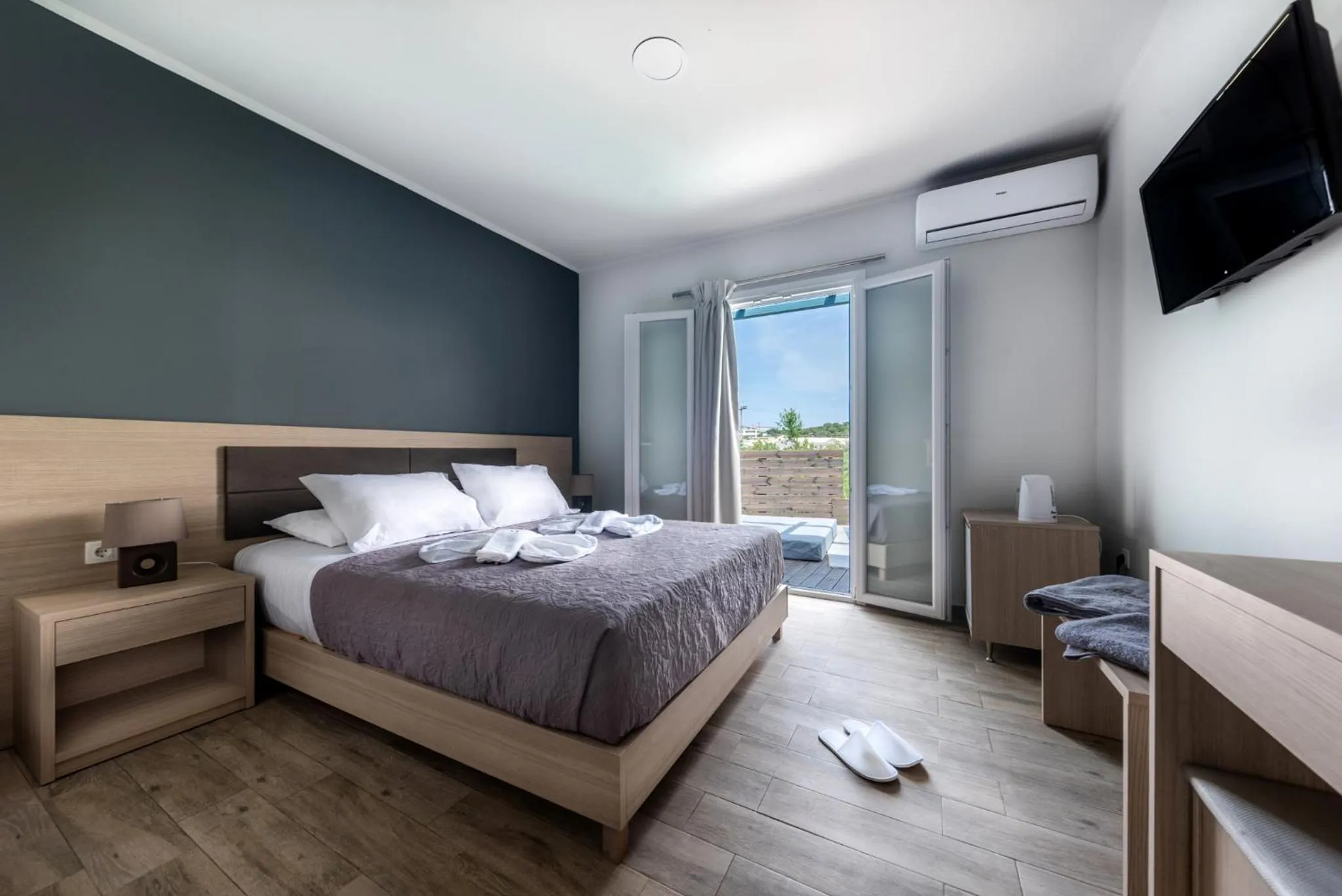 Bed in Zante Calinica Hotel