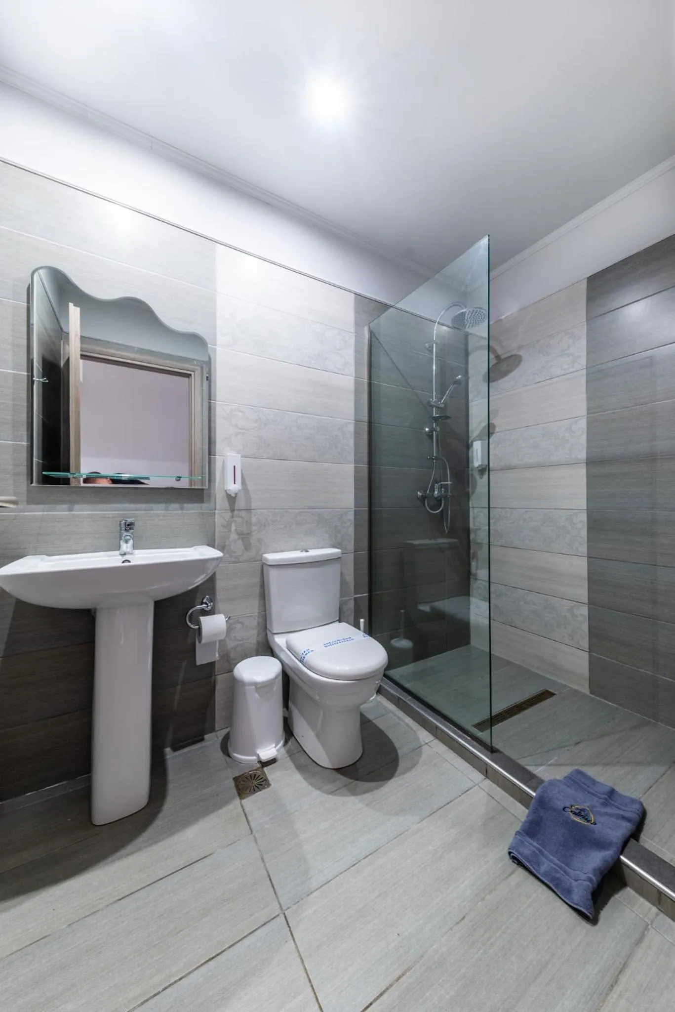 Shower in Zante Calinica Hotel