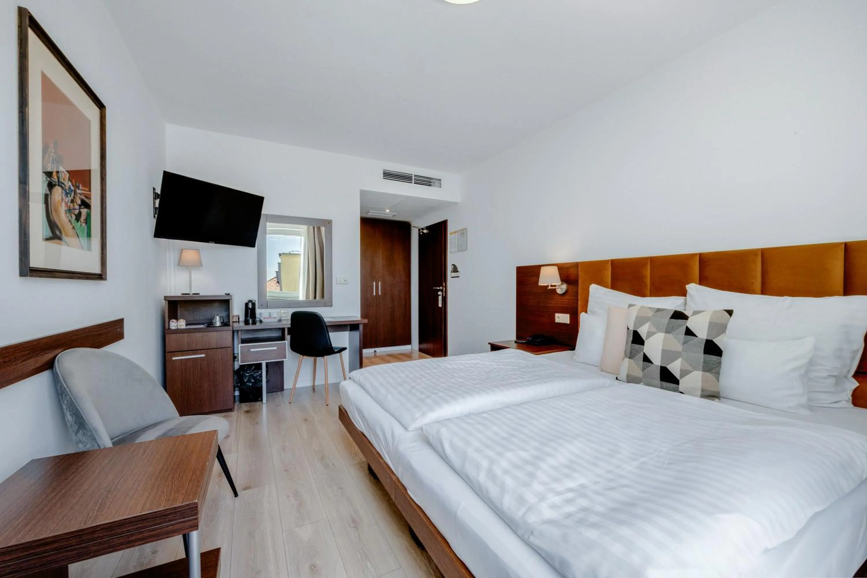 Bed in Hotel ANTARES