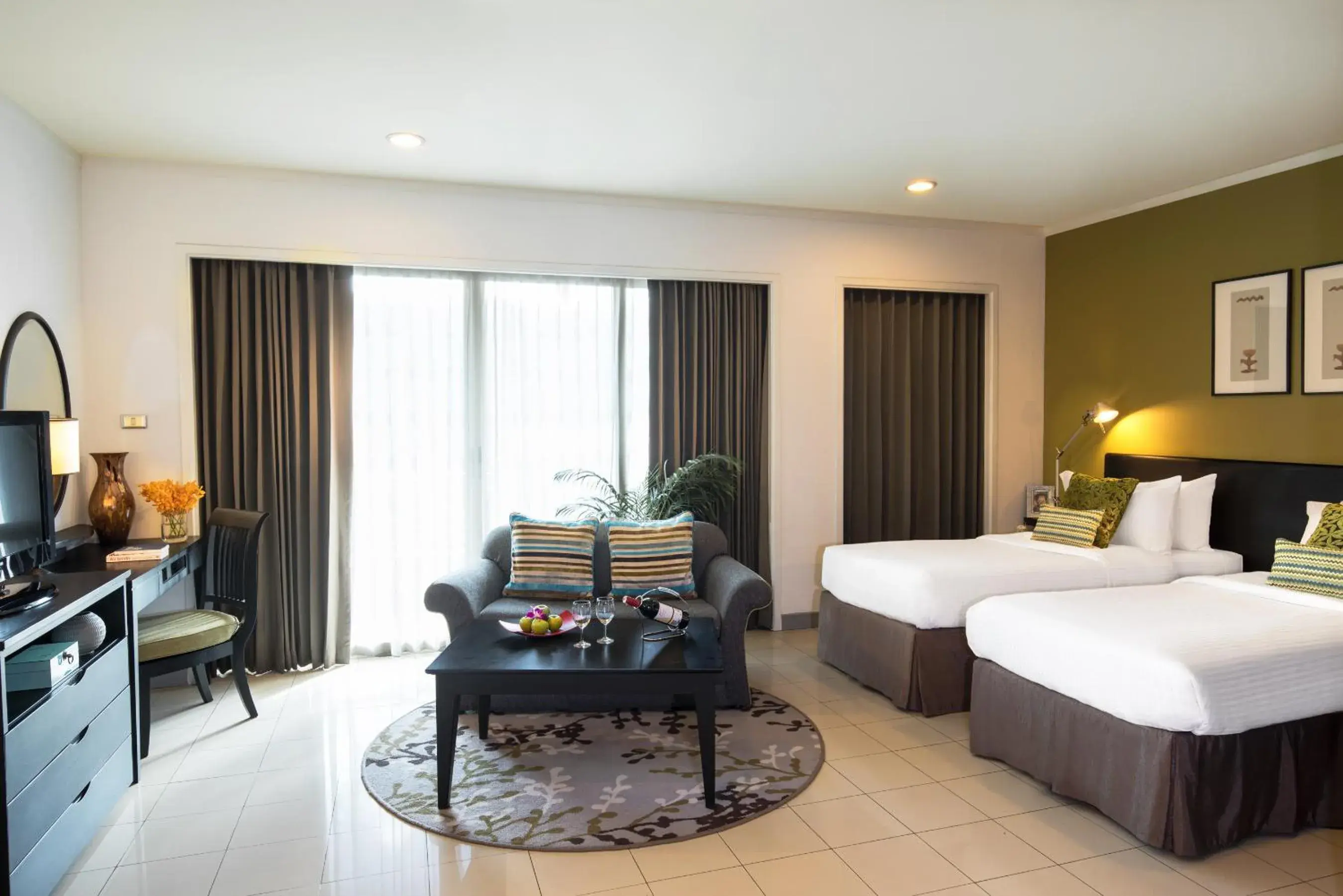 Bedroom, Bed in Somerset Vientiane Bedroom, Bed in Somerset Vientiane