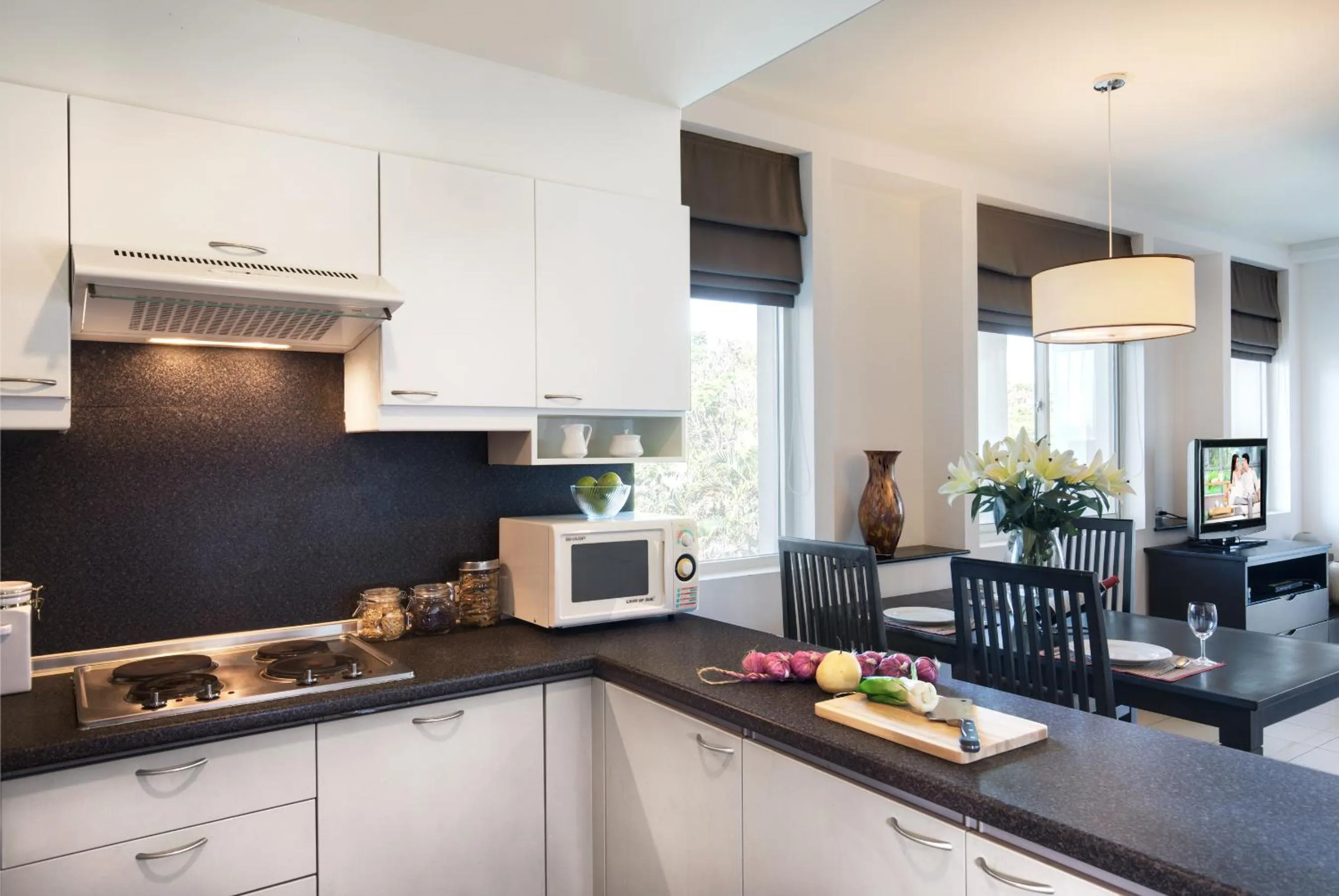 Kitchen or kitchenette in Somerset Vientiane