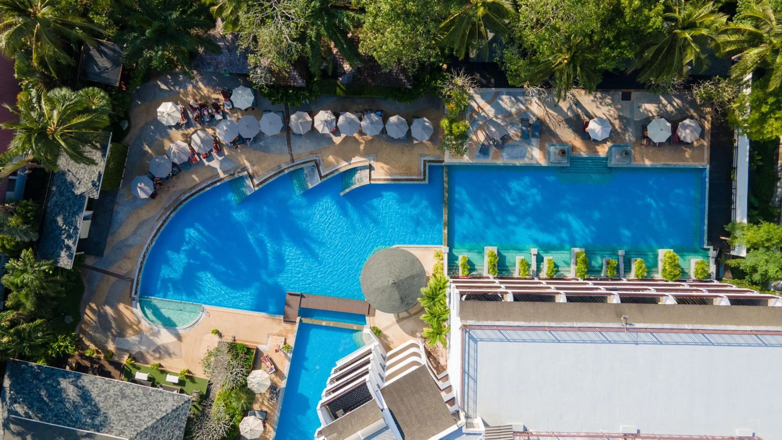 Pool view in Krabi La Playa Resort