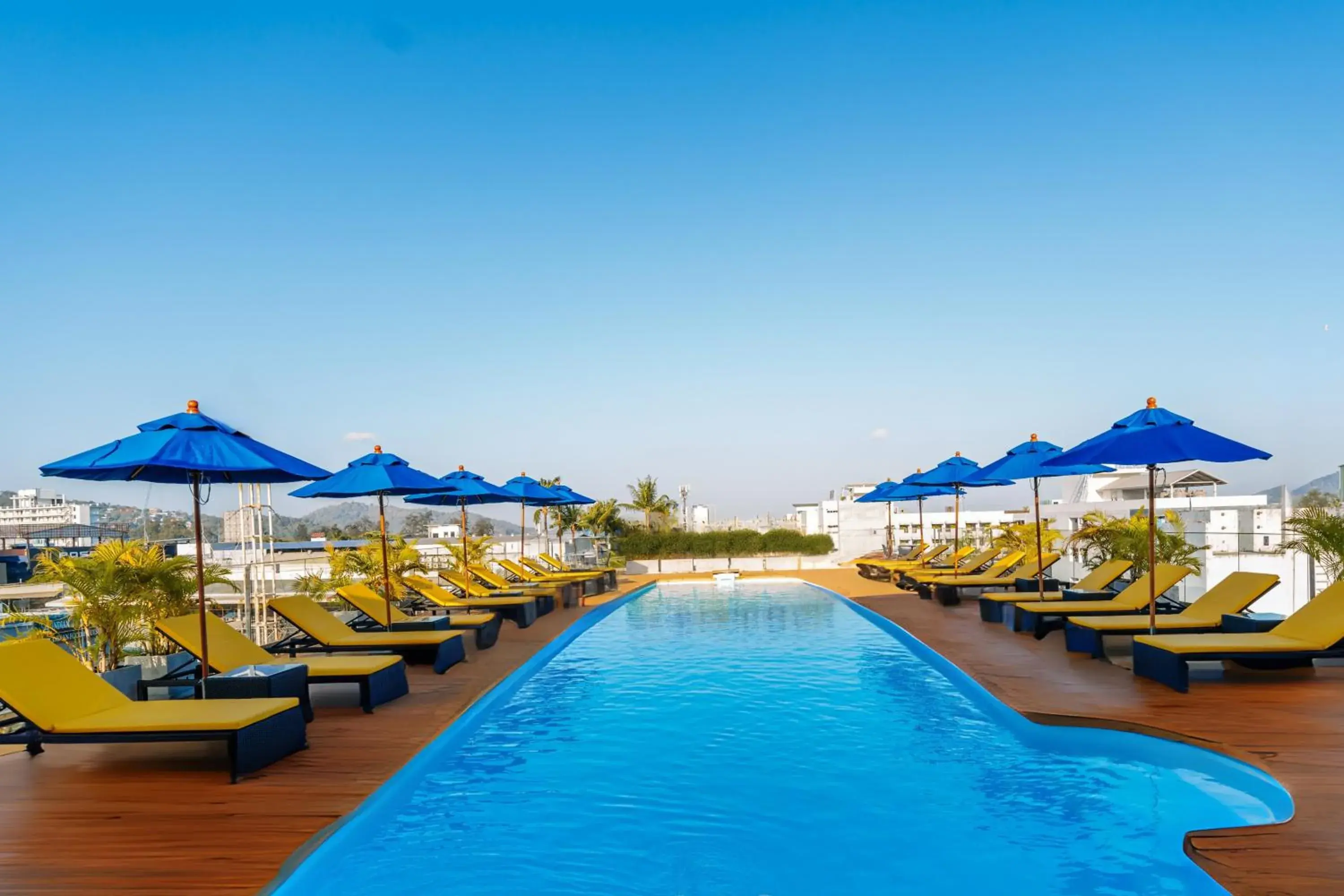 Pool view in Days Inn by Wyndham Patong Beach Pool view in Days Inn by Wyndham Patong Beach