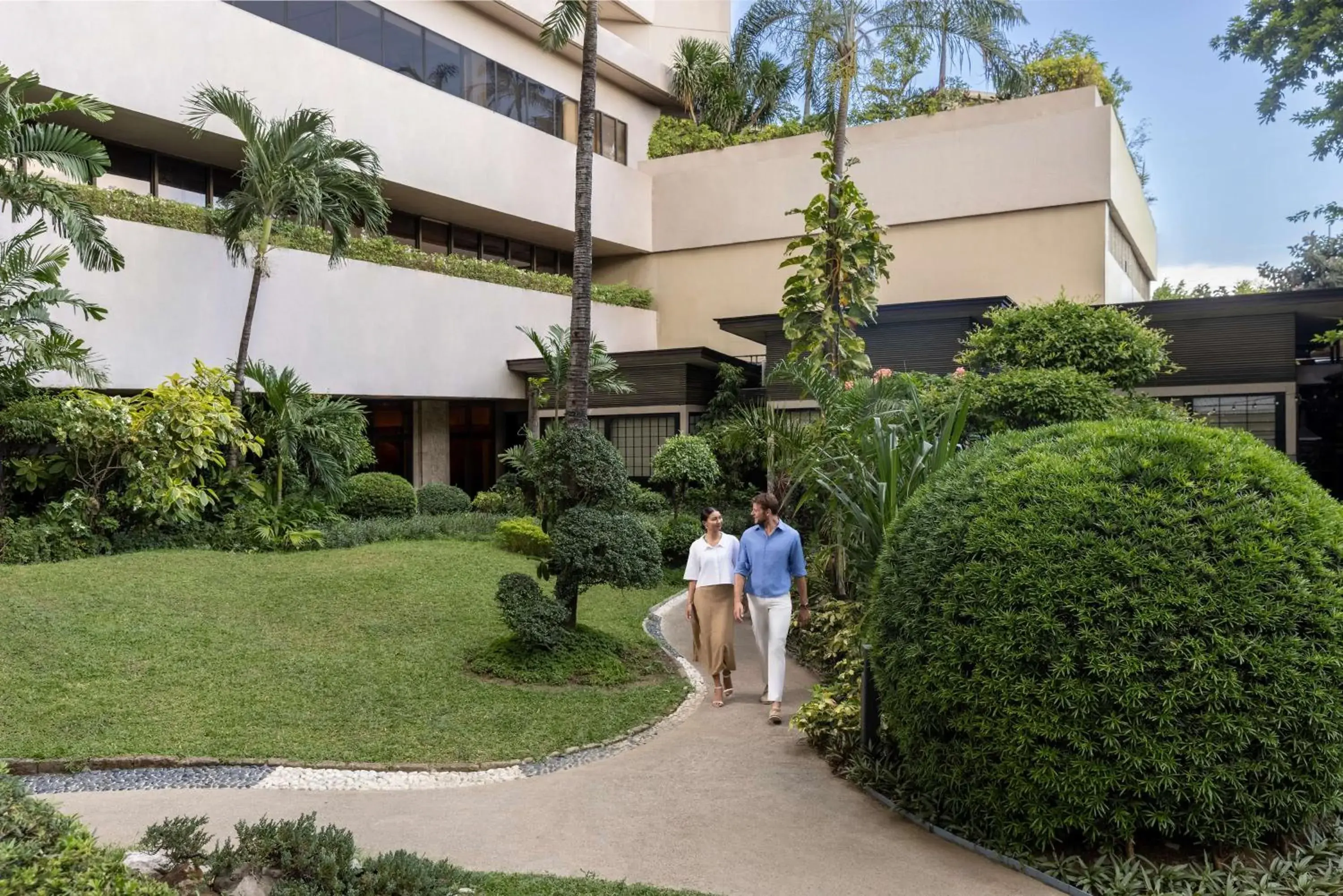 Property building in Dusit Thani Manila Property building in Dusit Thani Manila