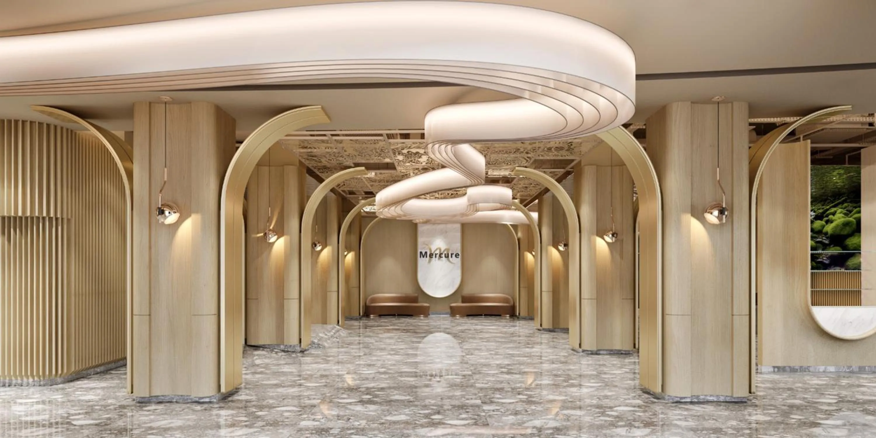 Lobby or reception in Mercure Surabaya Grand Mirama