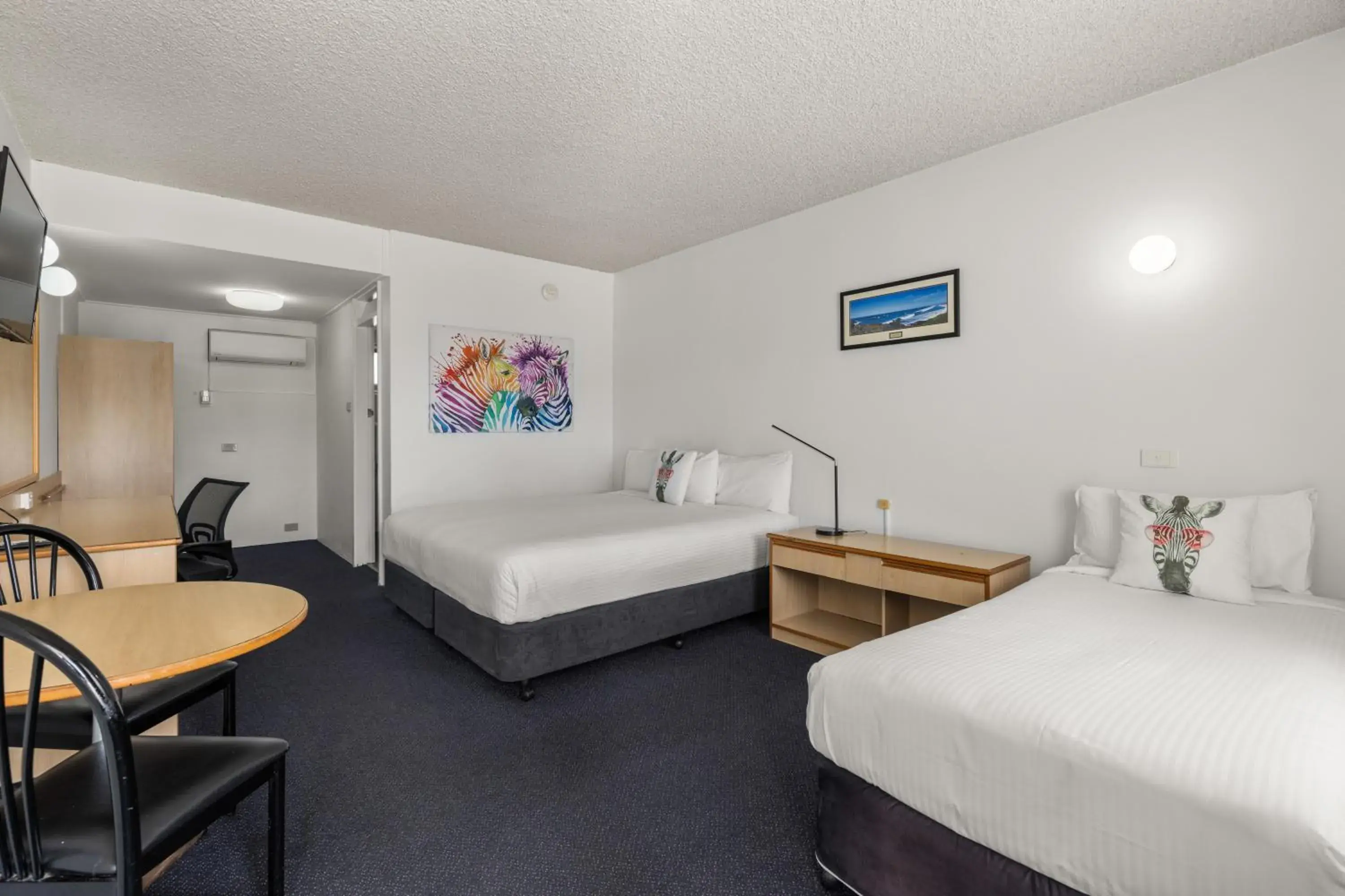 View (from property/room), Bed in Zebra Motel View (from property/room), Bed in Zebra Motel