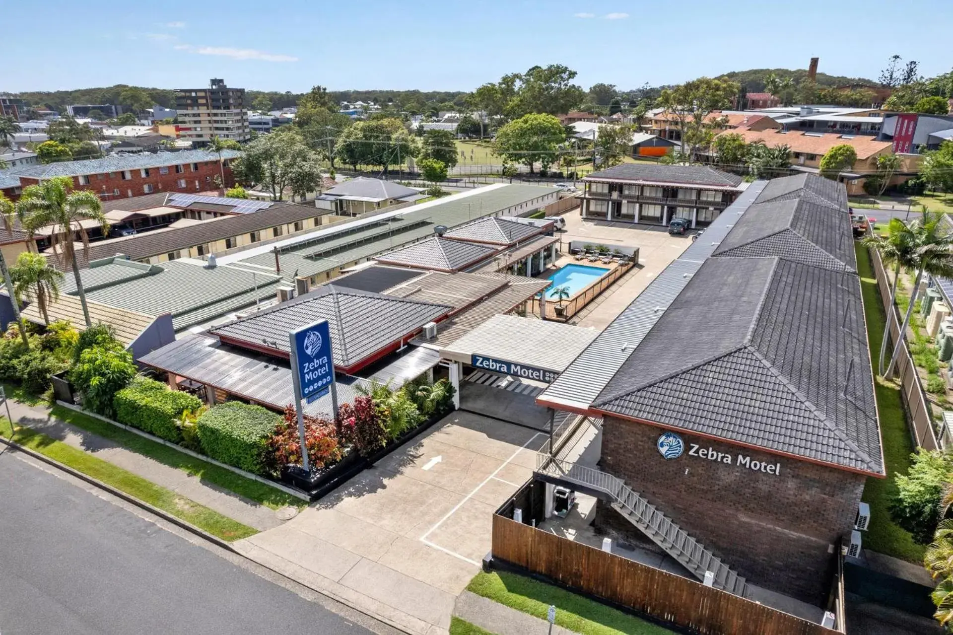 Property building in Zebra Motel Property building in Zebra Motel