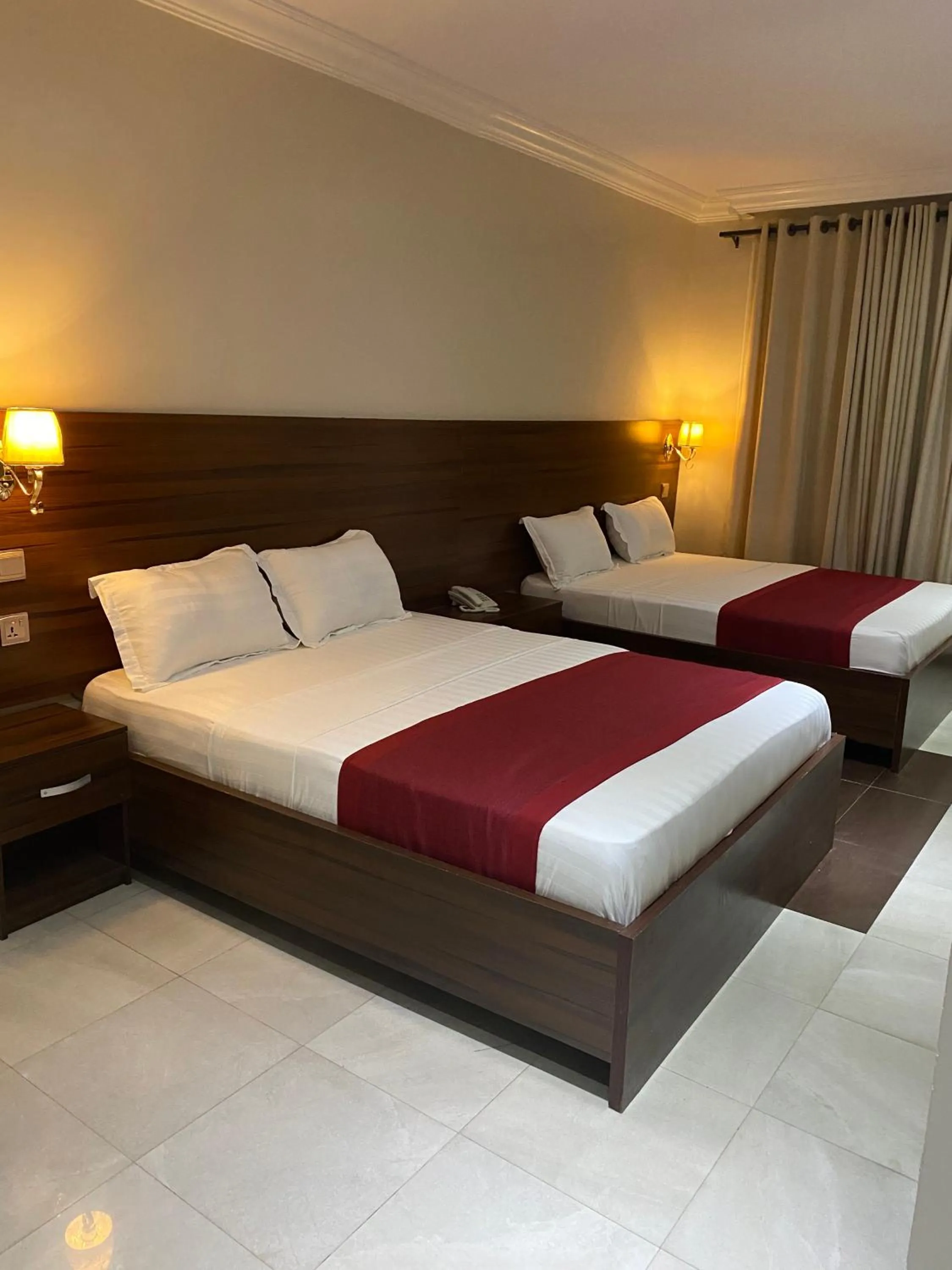 Bedroom, Bed in Posh Hotel and Suites Victoria Island