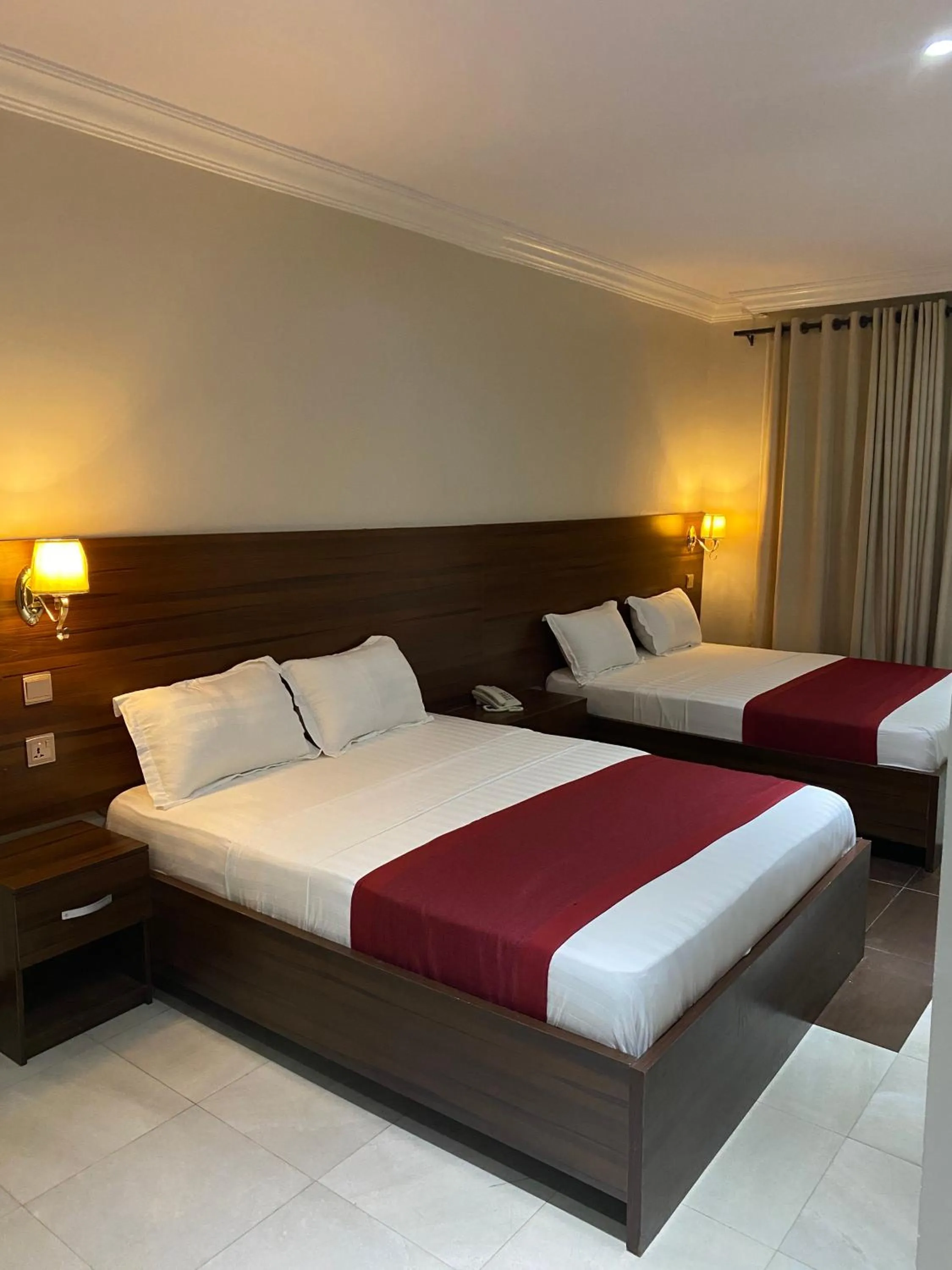 Bedroom, Bed in Posh Hotel and Suites Victoria Island