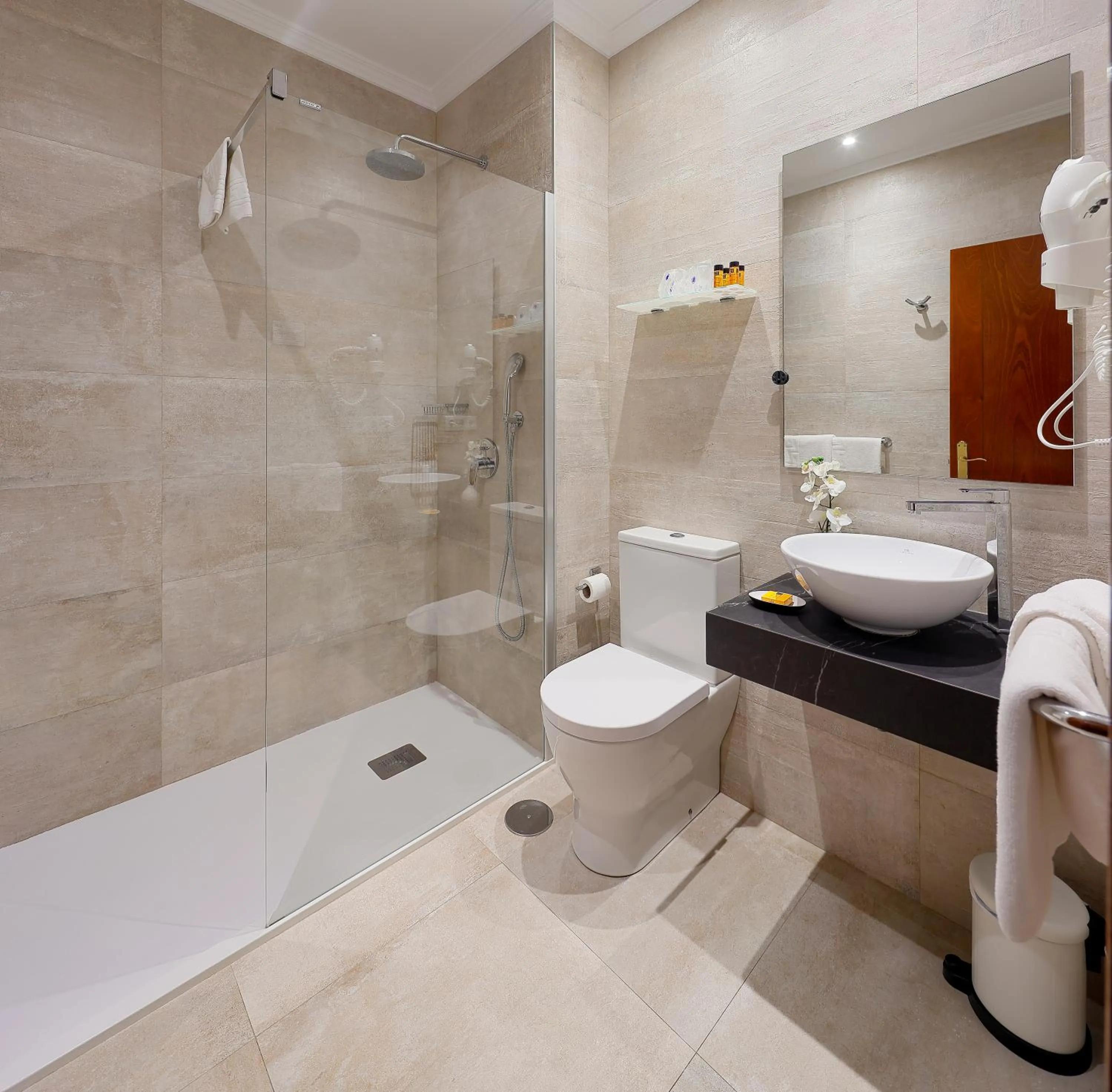 Shower in Hotel Ribadesella Playa