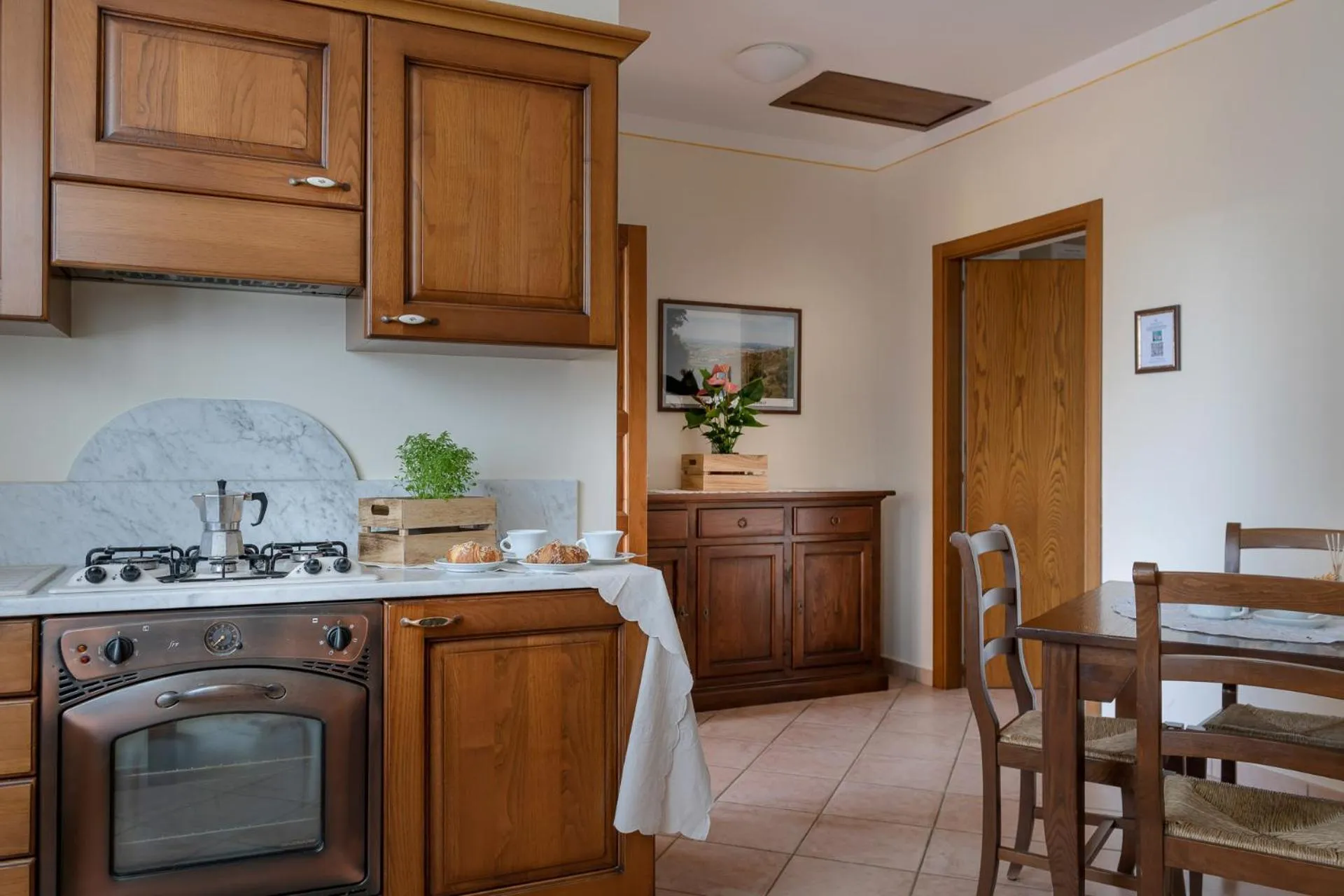 Kitchen or kitchenette in Residence Serristori