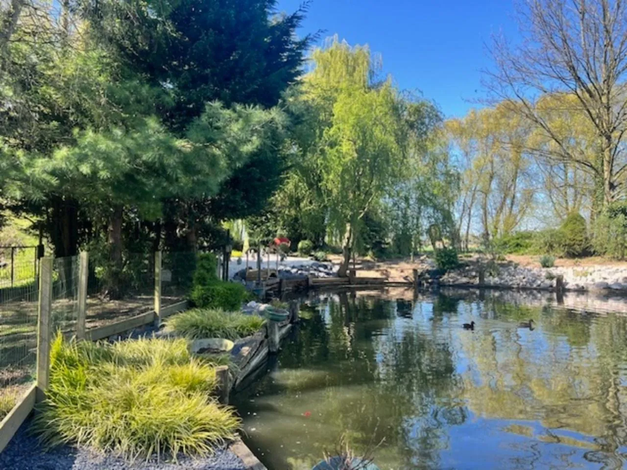 Patio in Chambre d'hôtes Élevage' chemin noir