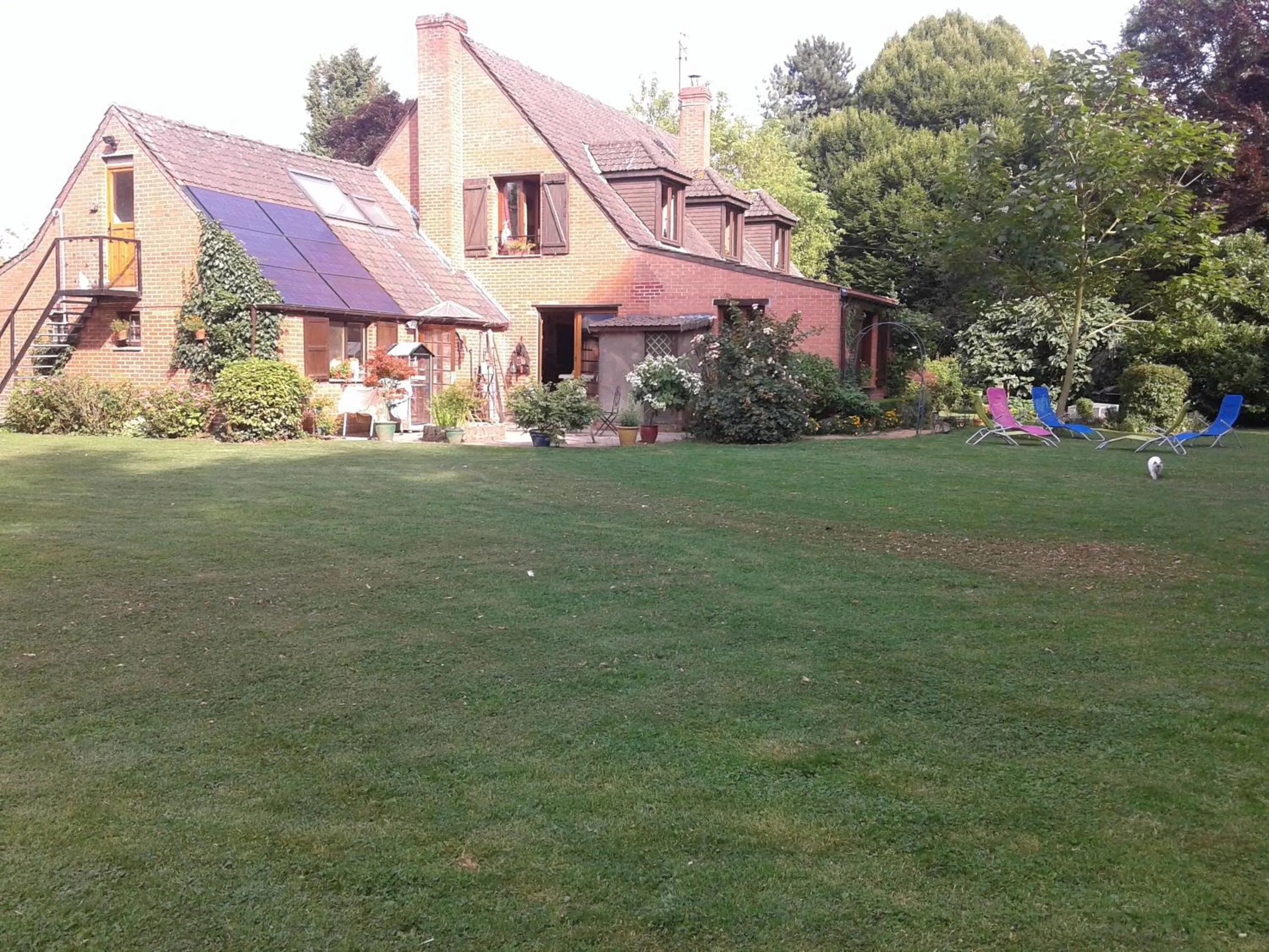 Summer in Chambre d'hôtes Élevage' chemin noir