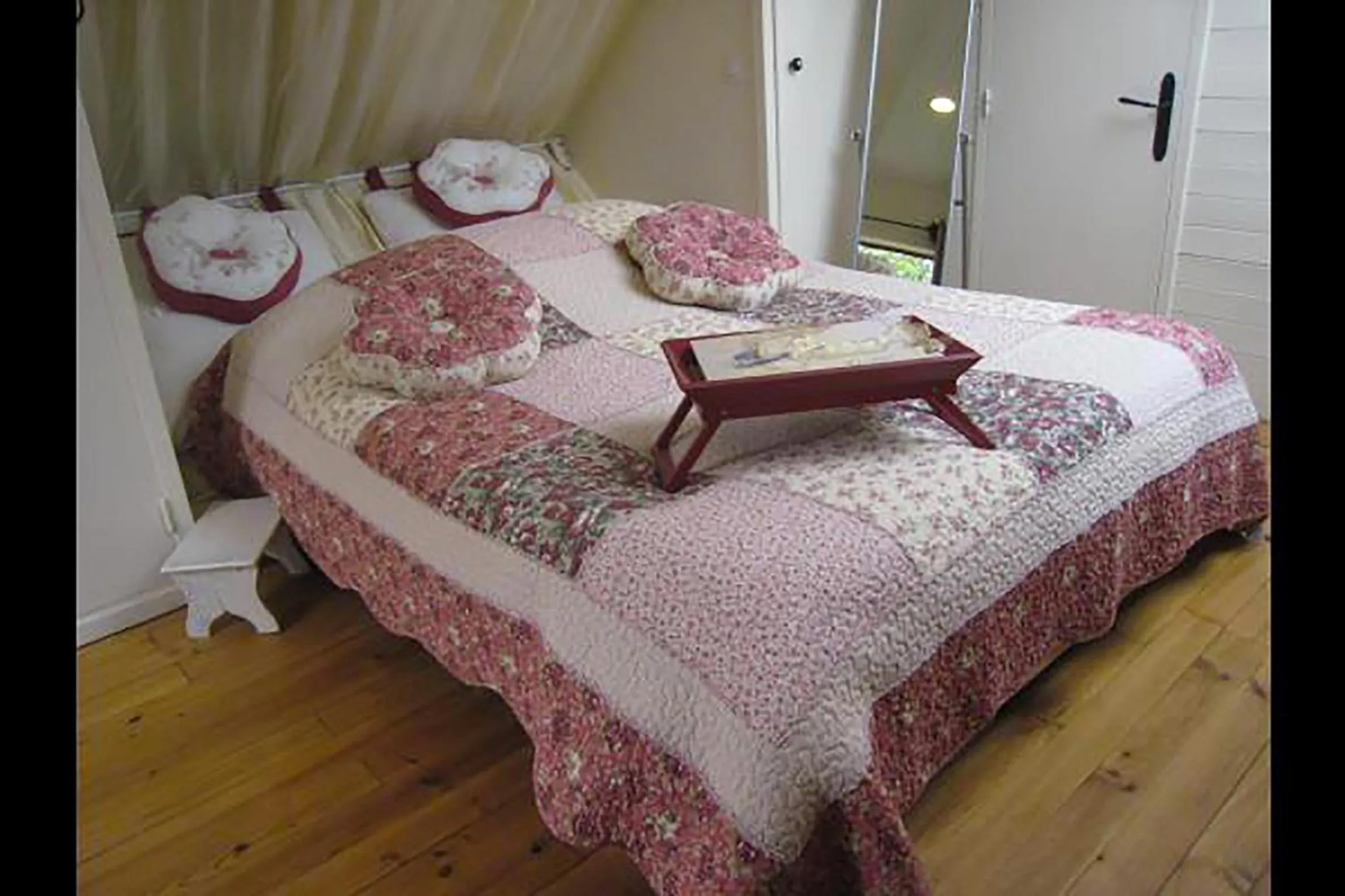 Bed in Chambre d'hôtes Élevage' chemin noir