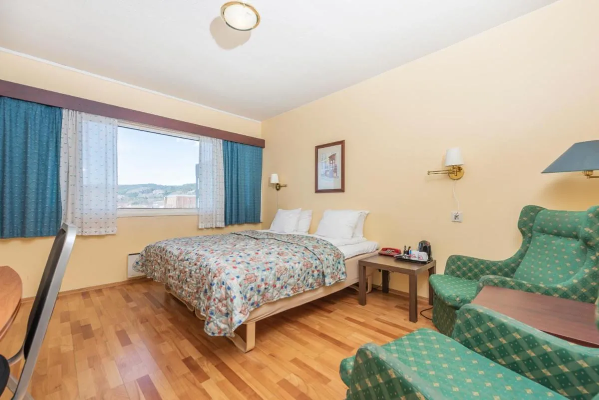 Bedroom, Bed in Frich`s Hotel Surnadal