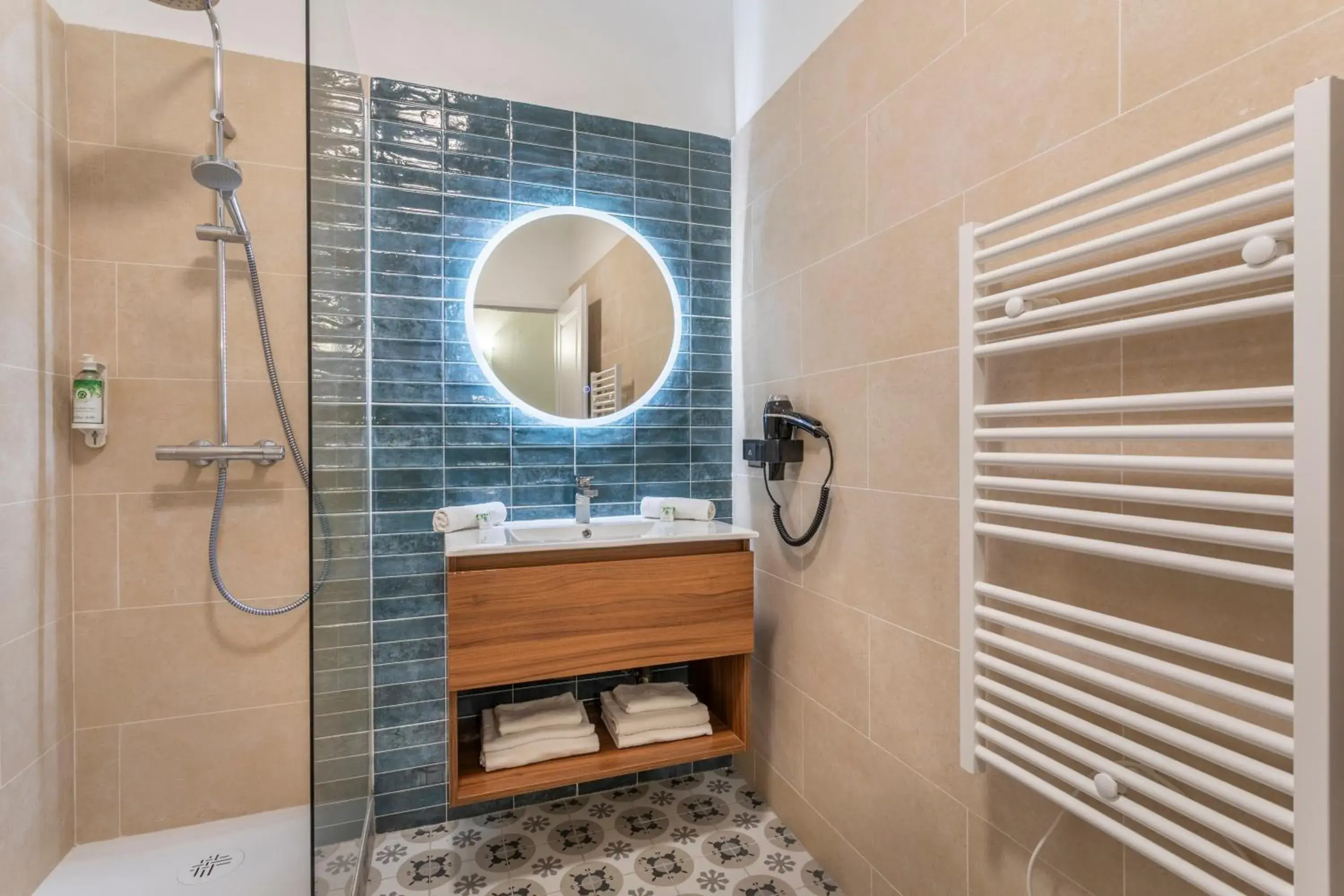 Bathroom in Residhotel Vieux Port Bathroom in Residhotel Vieux Port