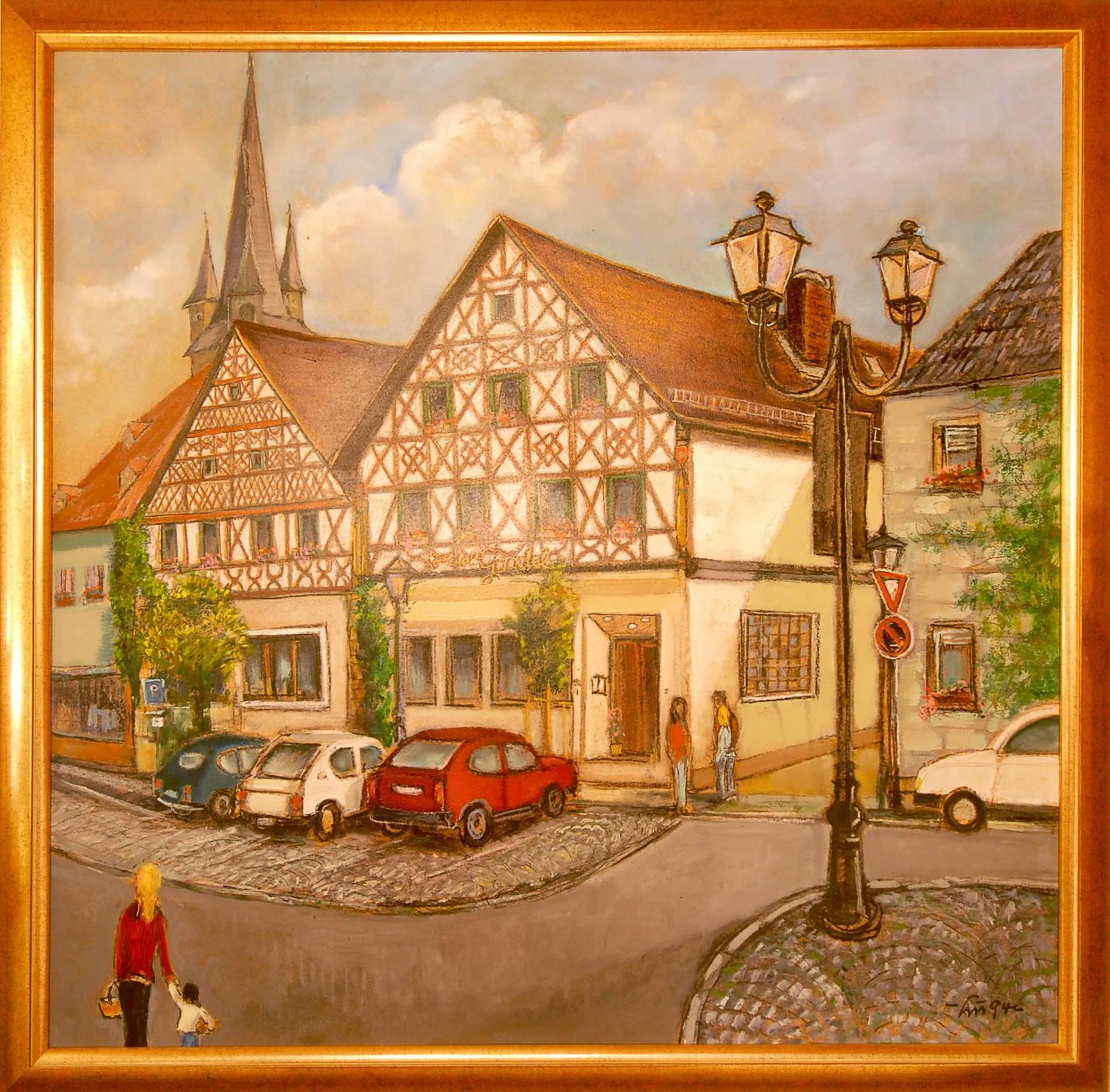 Facade/entrance in Hotel Gondel