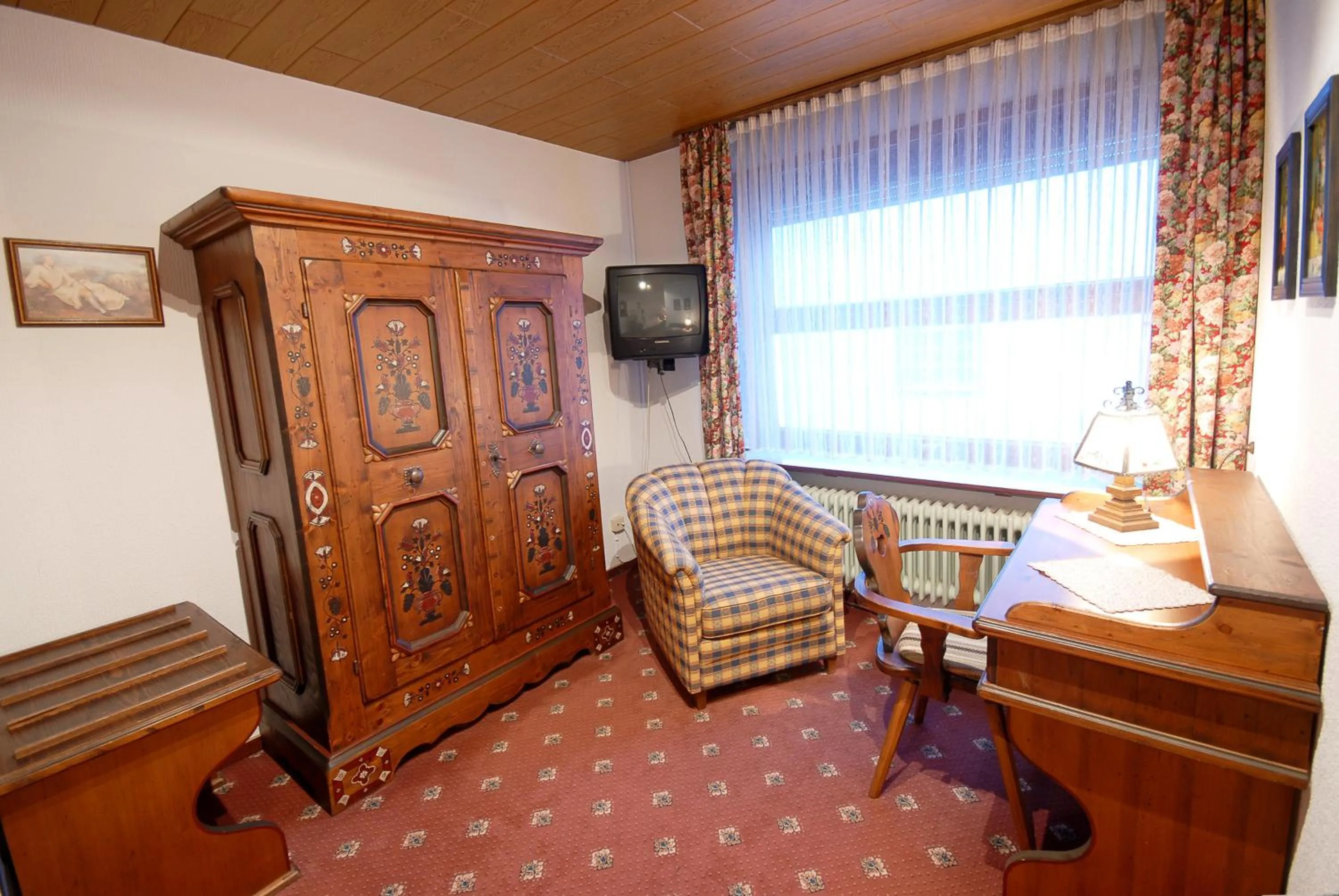 Seating area in Hotel Gondel