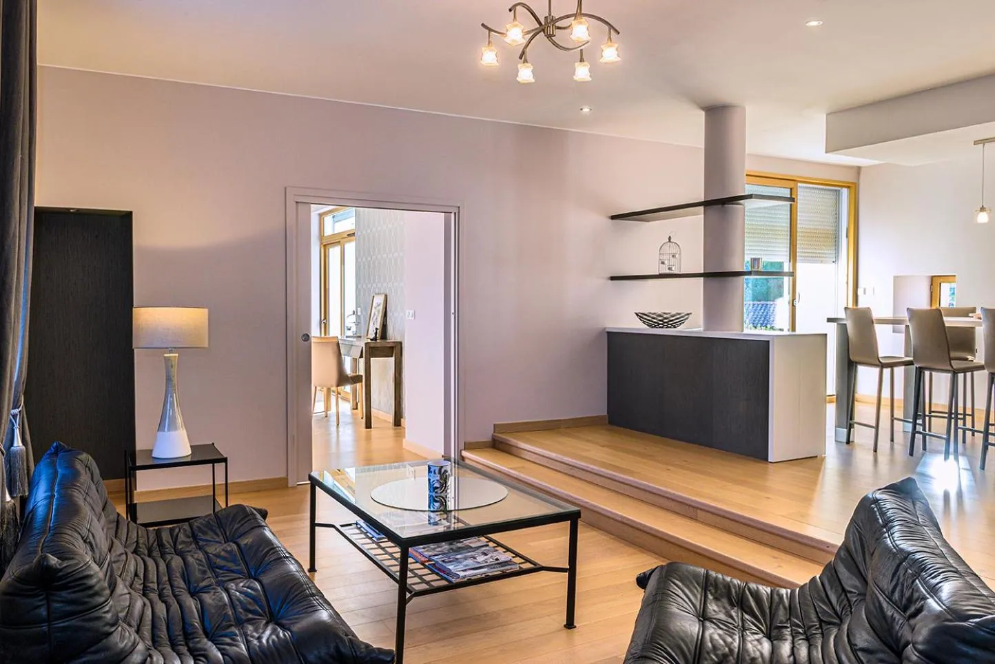 Living room in Château De Massillan