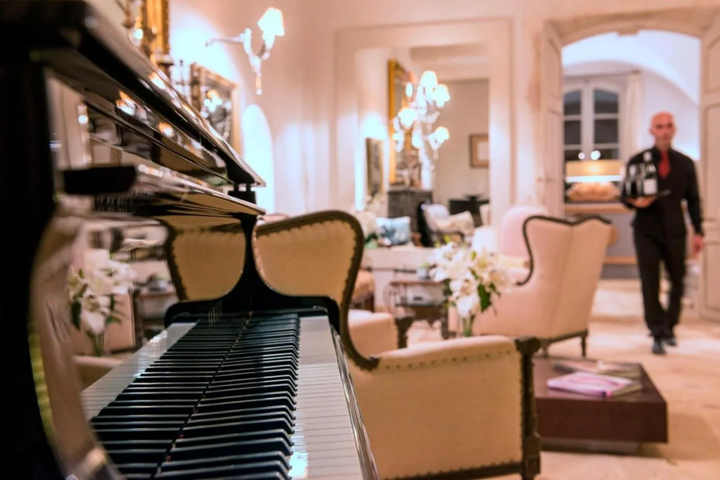 Living room in Château De Massillan