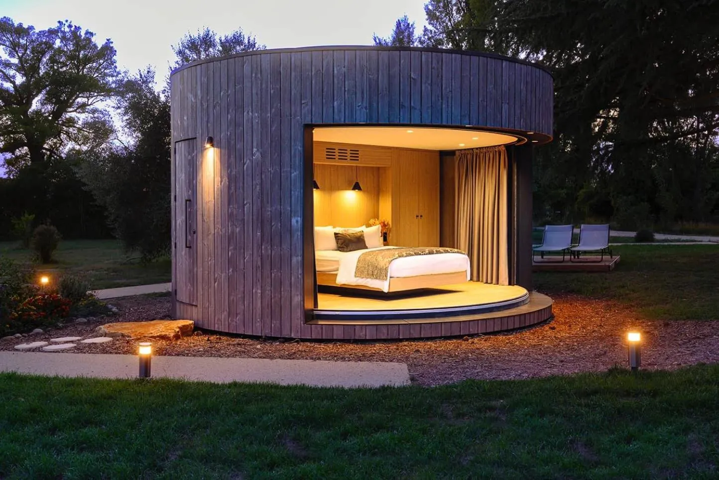 Bed in Château De Massillan