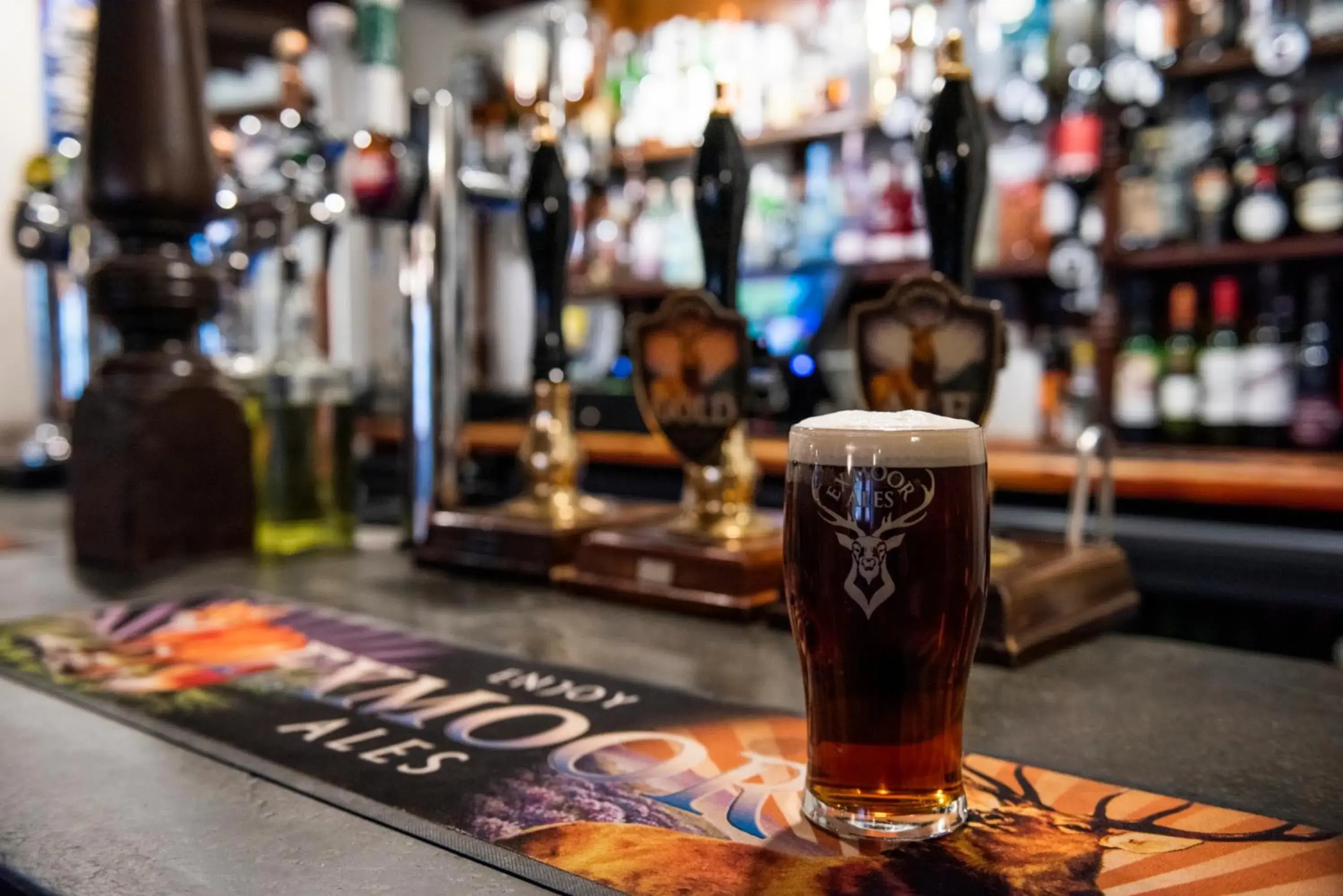 Lounge or bar in The Crown Hotel Lounge or bar in The Crown Hotel