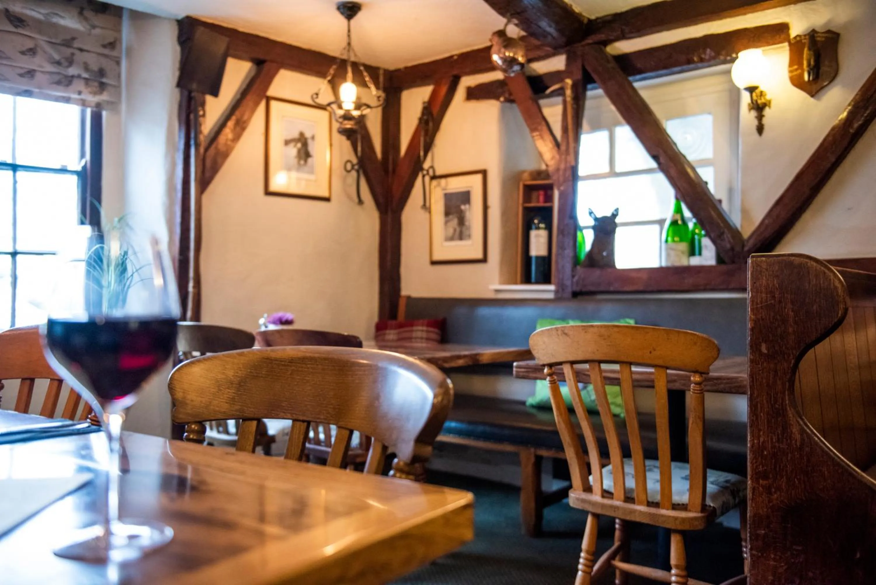 Dining area in The Crown Hotel