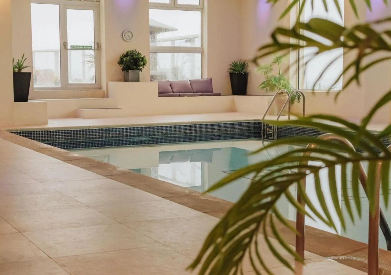 Pool view in Atlantic Hotel Newquay