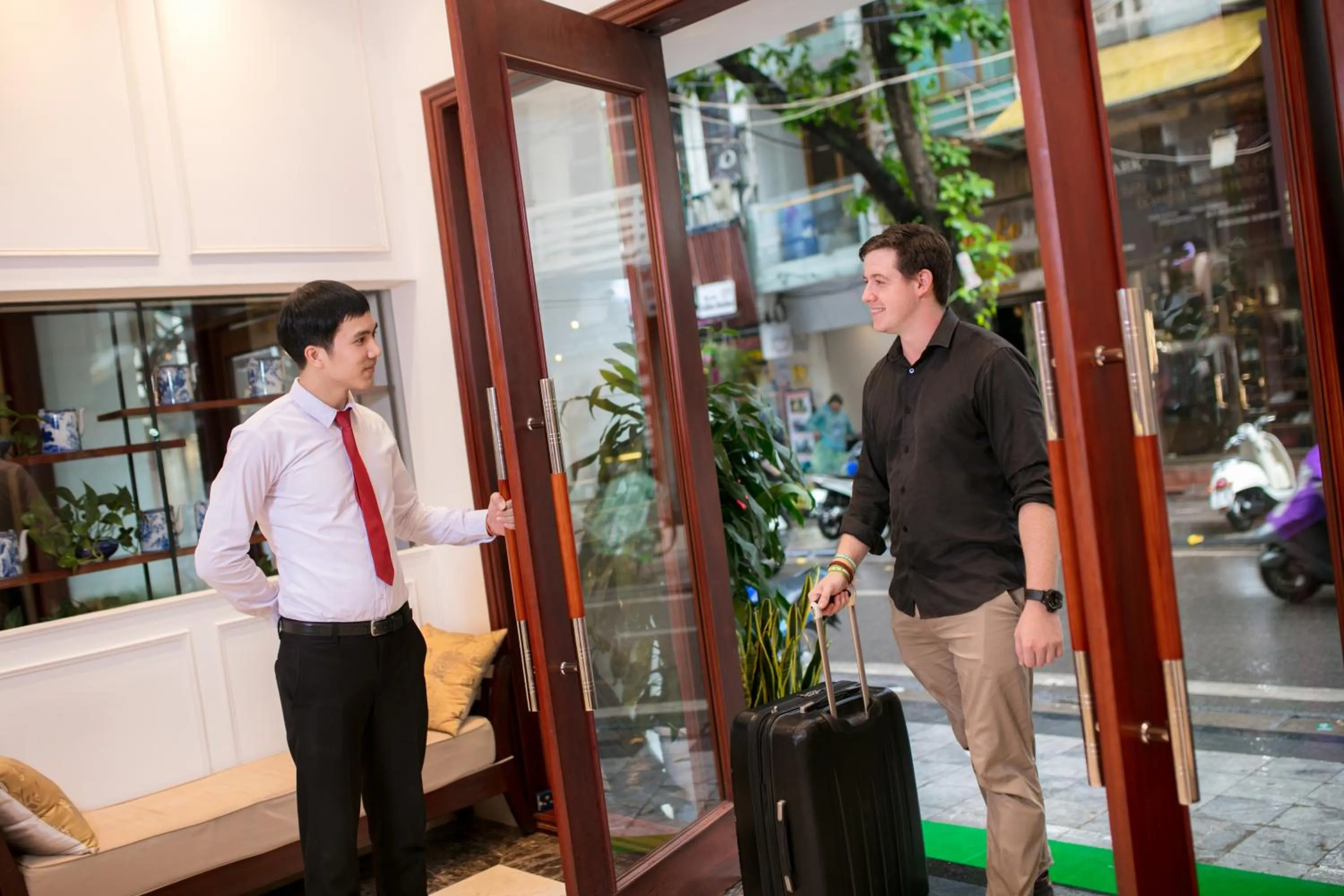 Lobby or reception in Hong Ngoc Dynastie Boutique Hotel & Spa