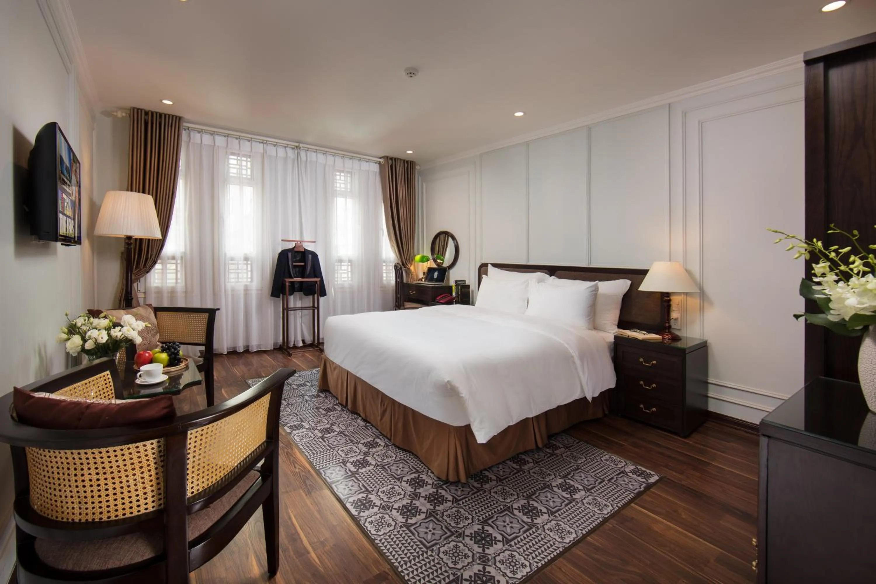Bedroom, Bed in Hong Ngoc Dynastie Boutique Hotel & Spa