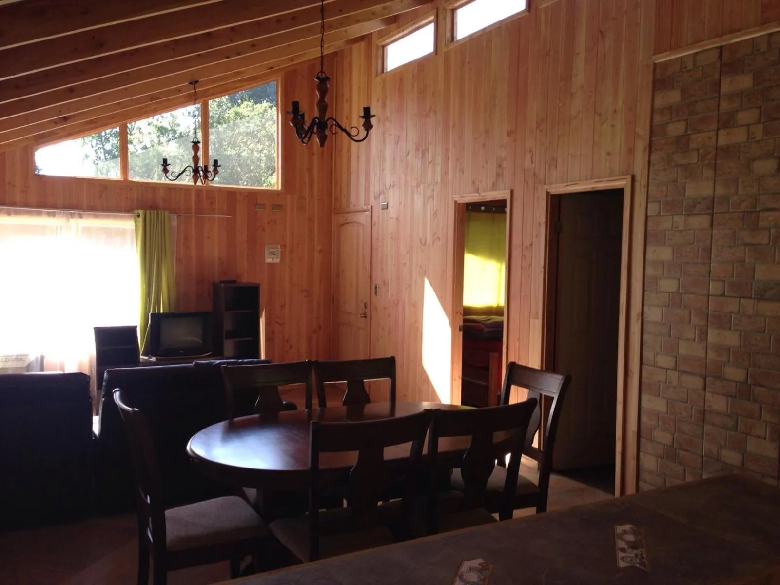Living room in Cabañas El Boldo