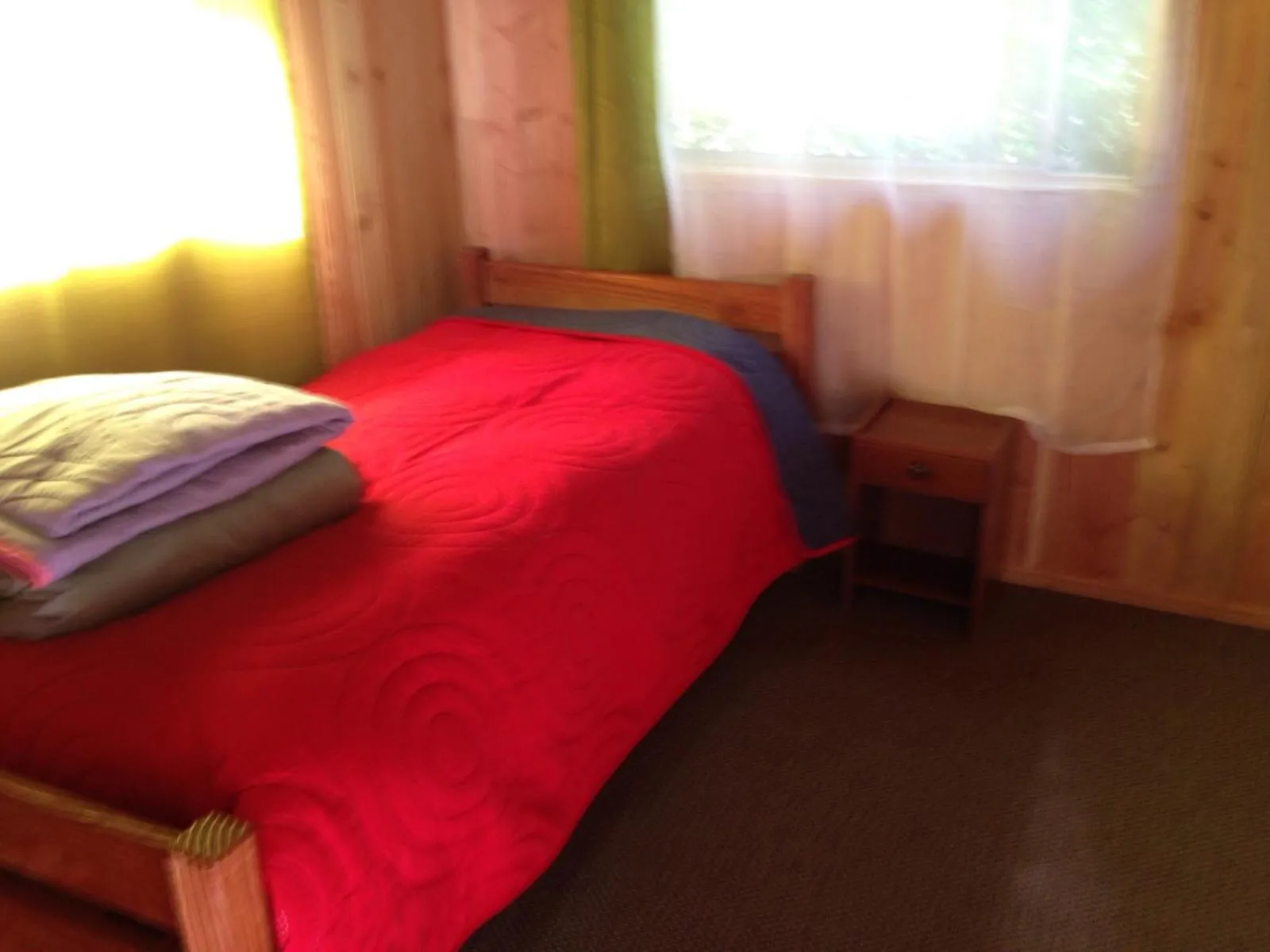 Photo of the whole room, Bed in Cabañas El Boldo