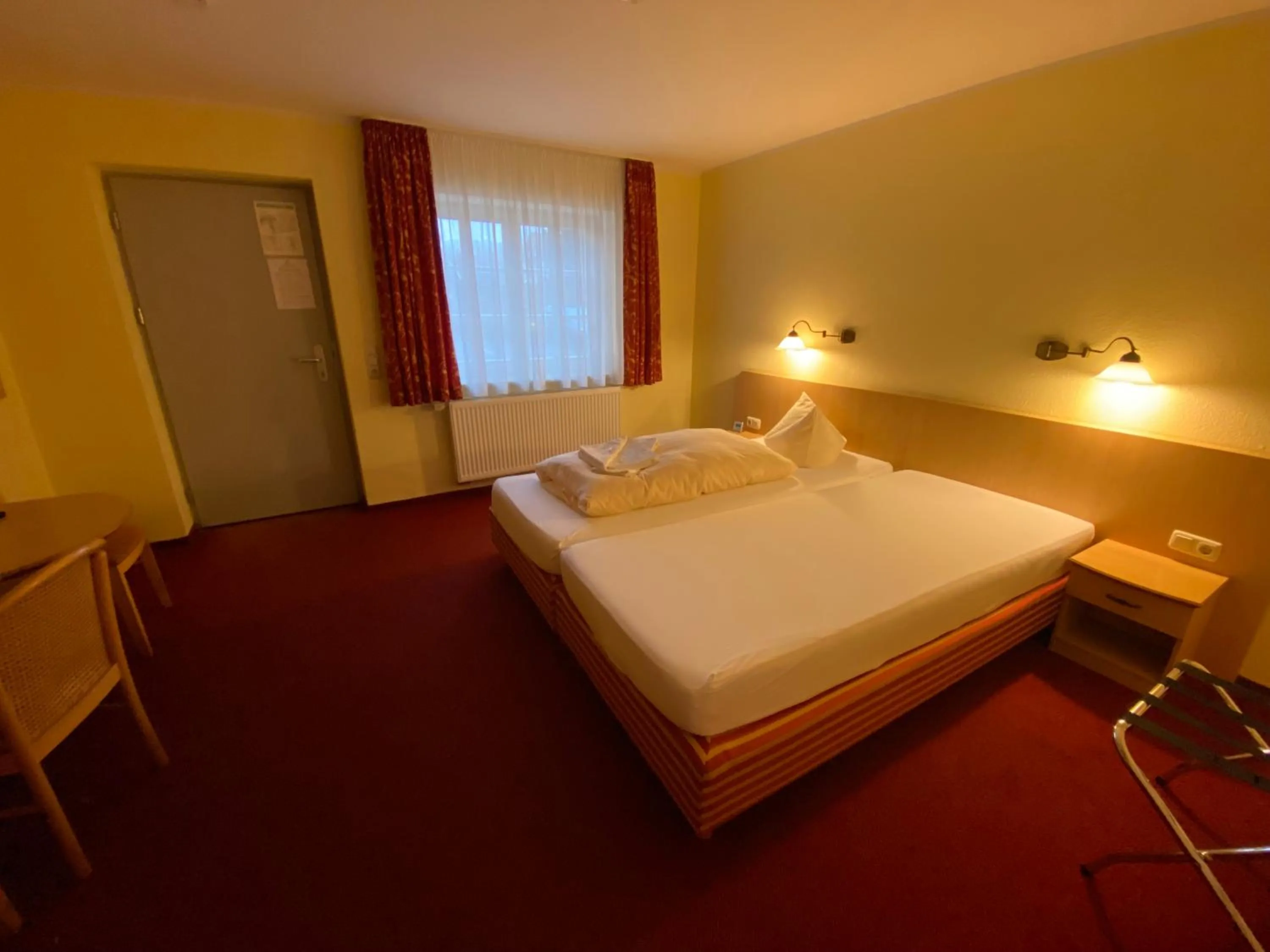 Bed in Gästehaus Weidenmühle