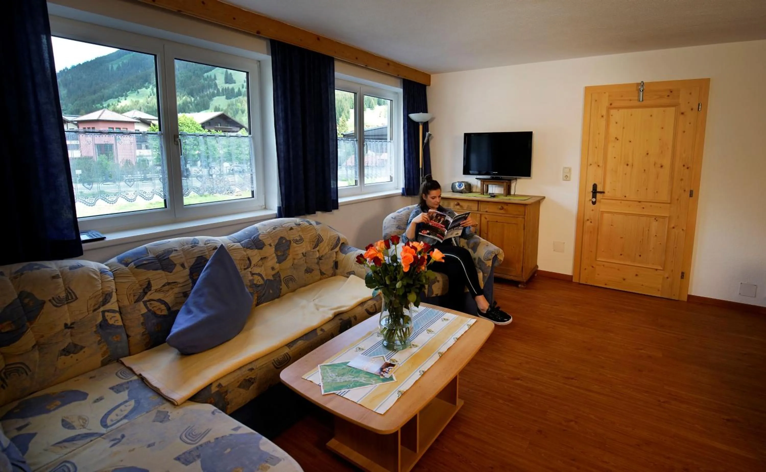 Living room in Alpenstern rooms & suites
