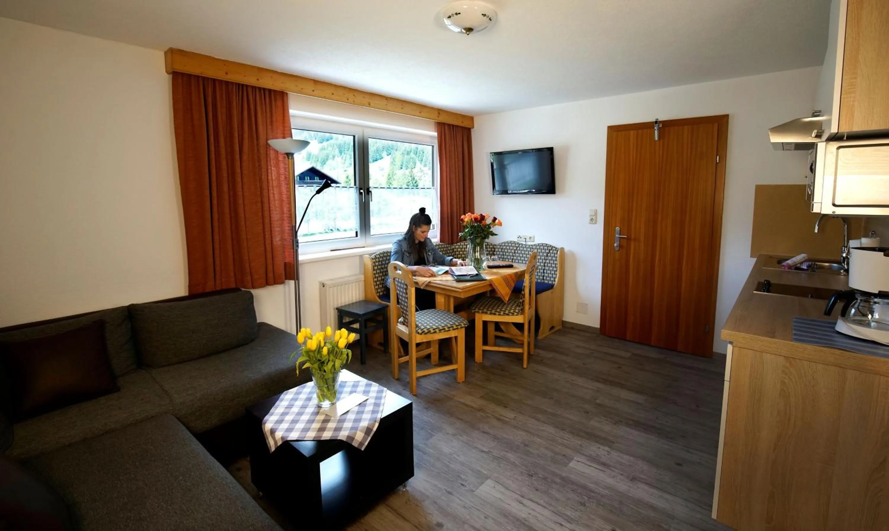 Kitchen or kitchenette in Alpenstern rooms & suites