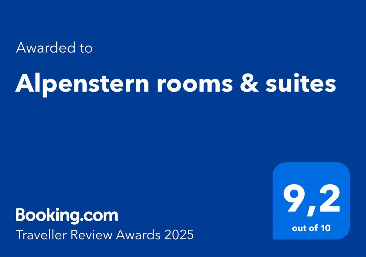 Logo/Certificate/Sign in Alpenstern rooms & suites