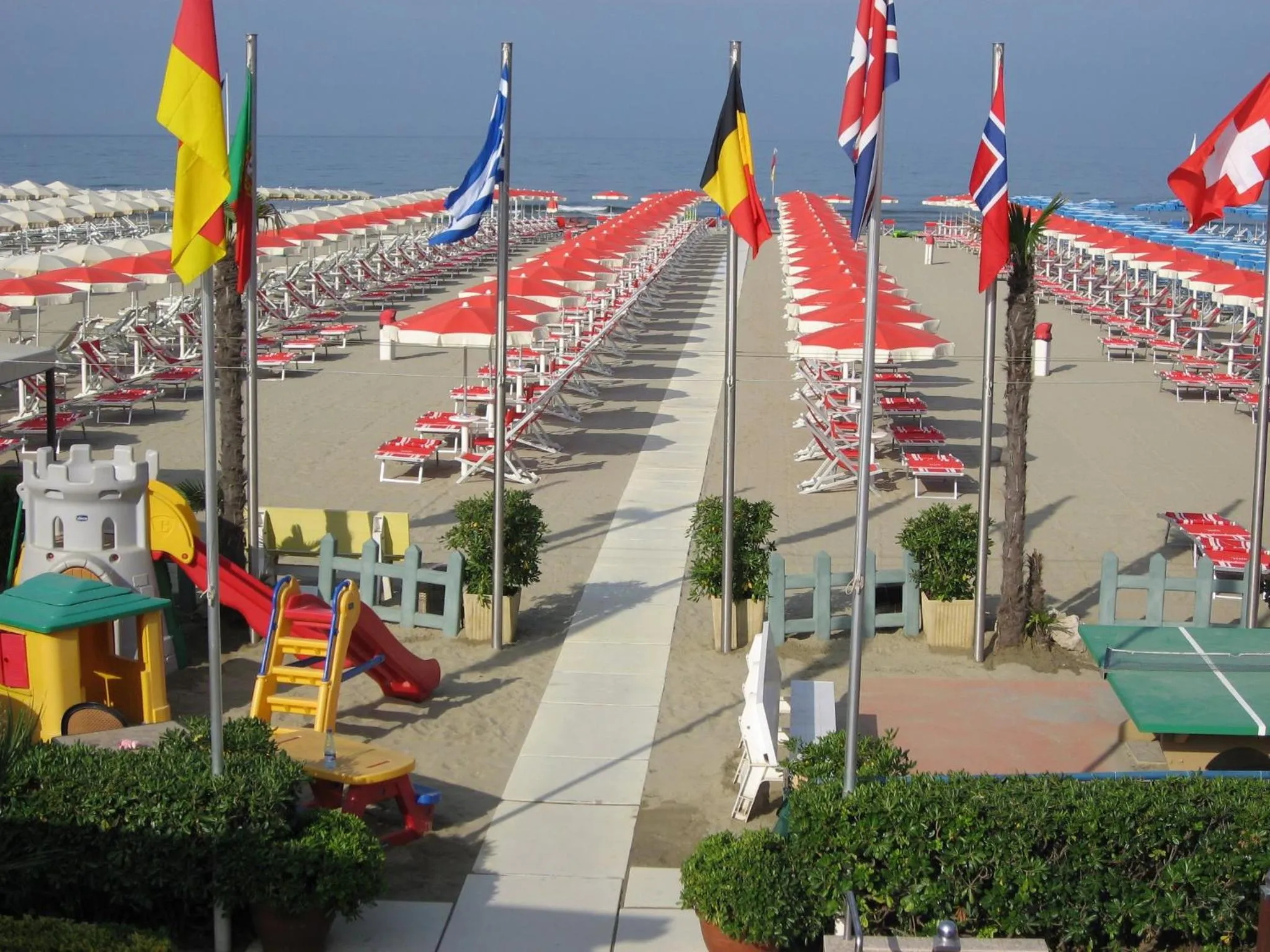 Beach in Hotel Sylvia