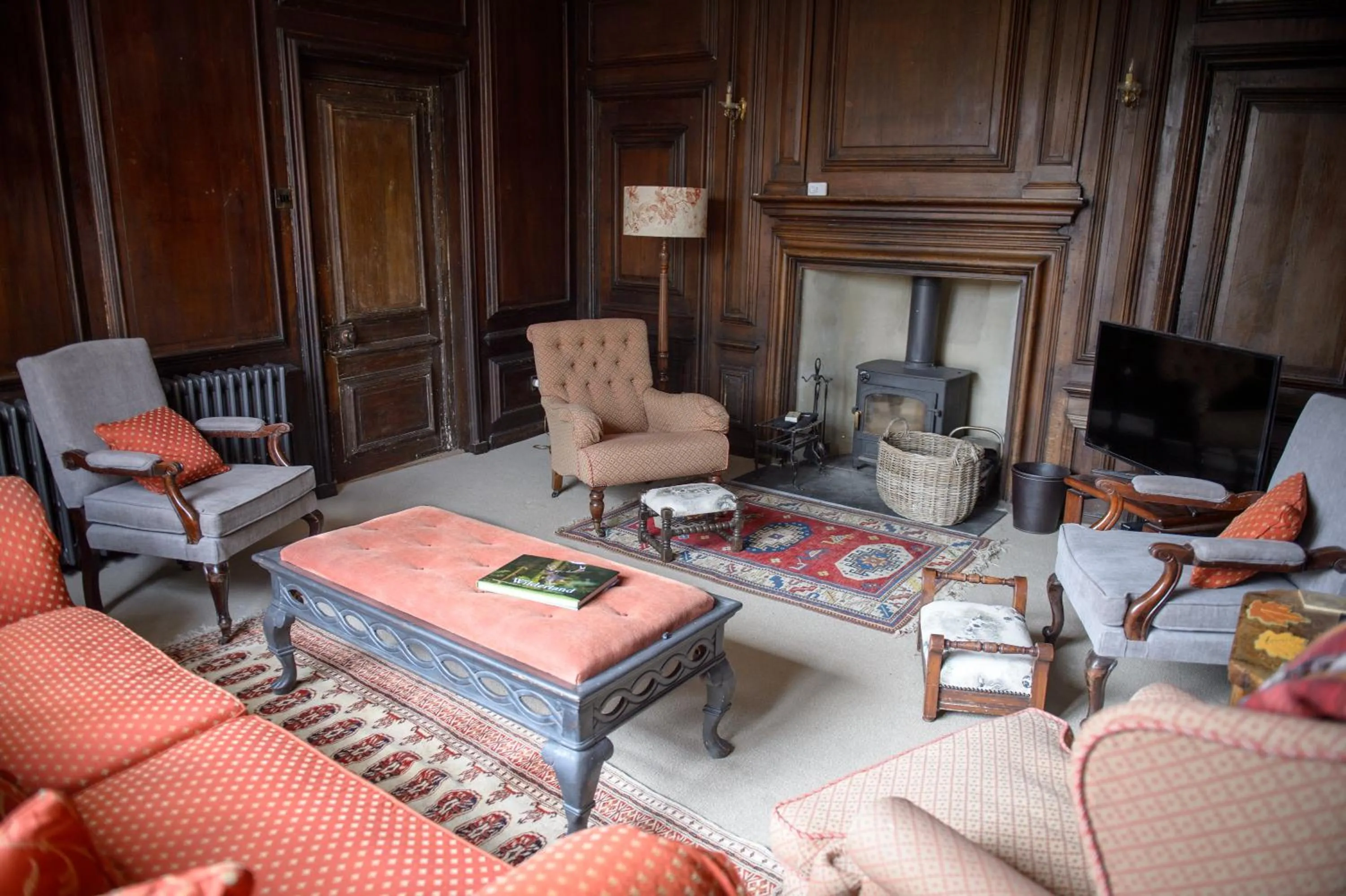 Communal lounge/ TV room in Bank House B&B