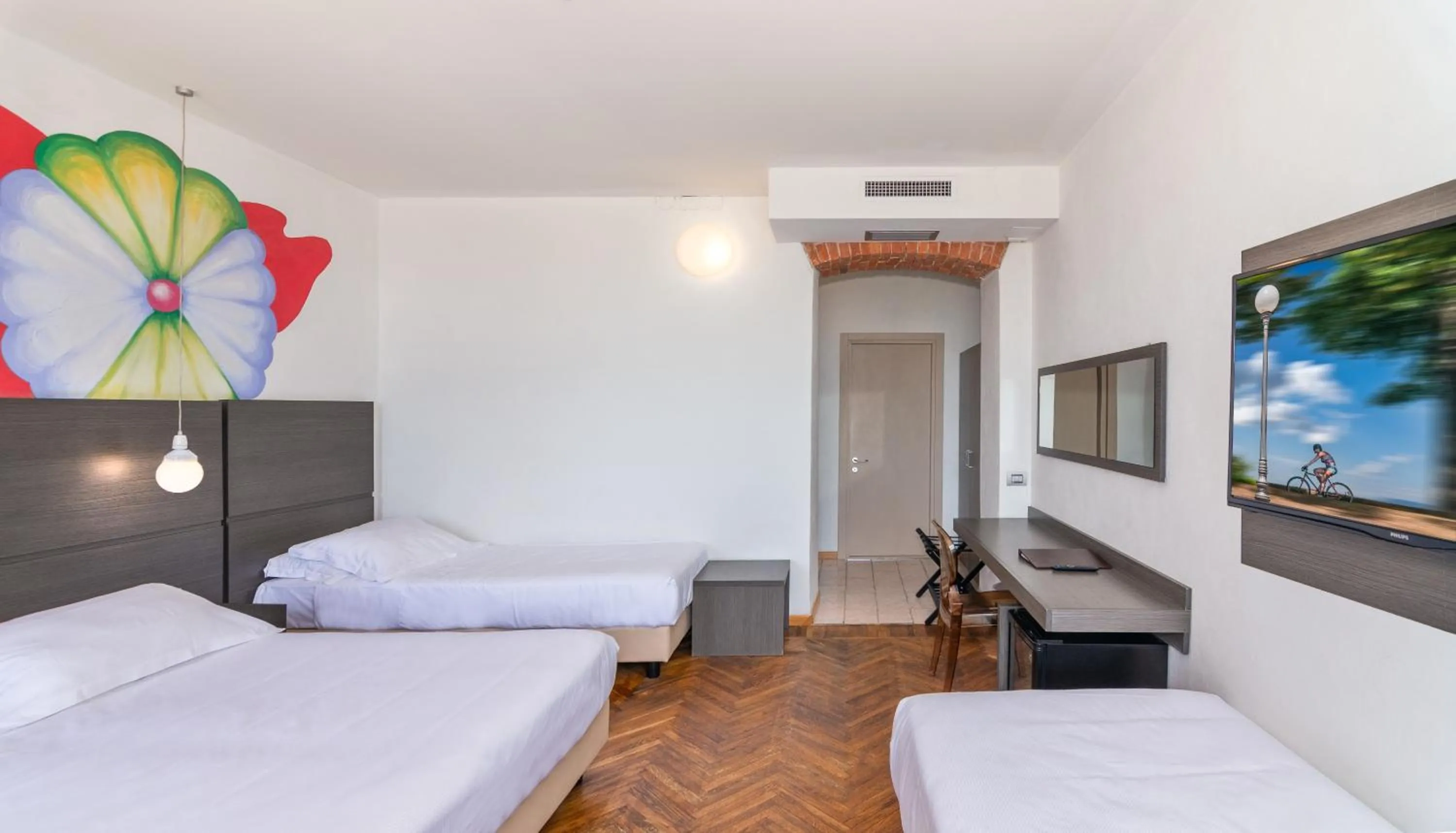 Bedroom, Bed in Hotel Tirreno