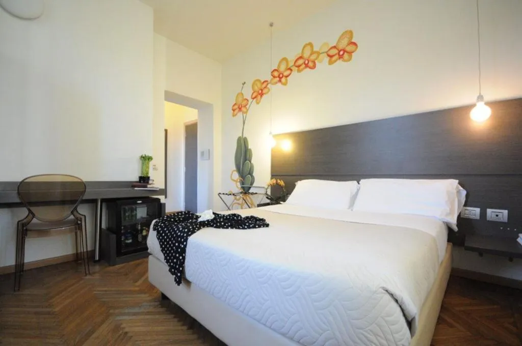 Bedroom, Bed in Hotel Tirreno