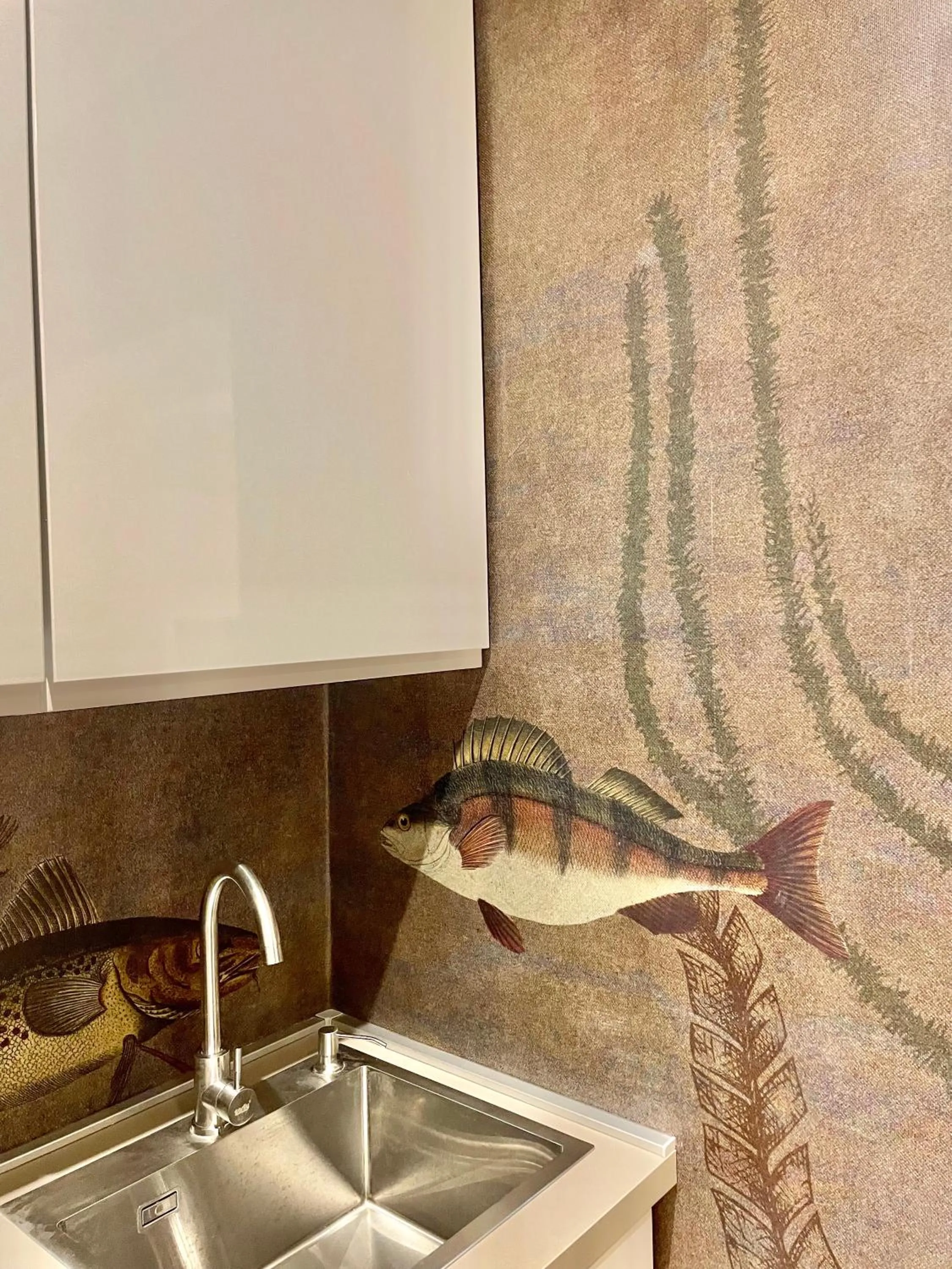 Kitchen or kitchenette in Hotel Tirreno