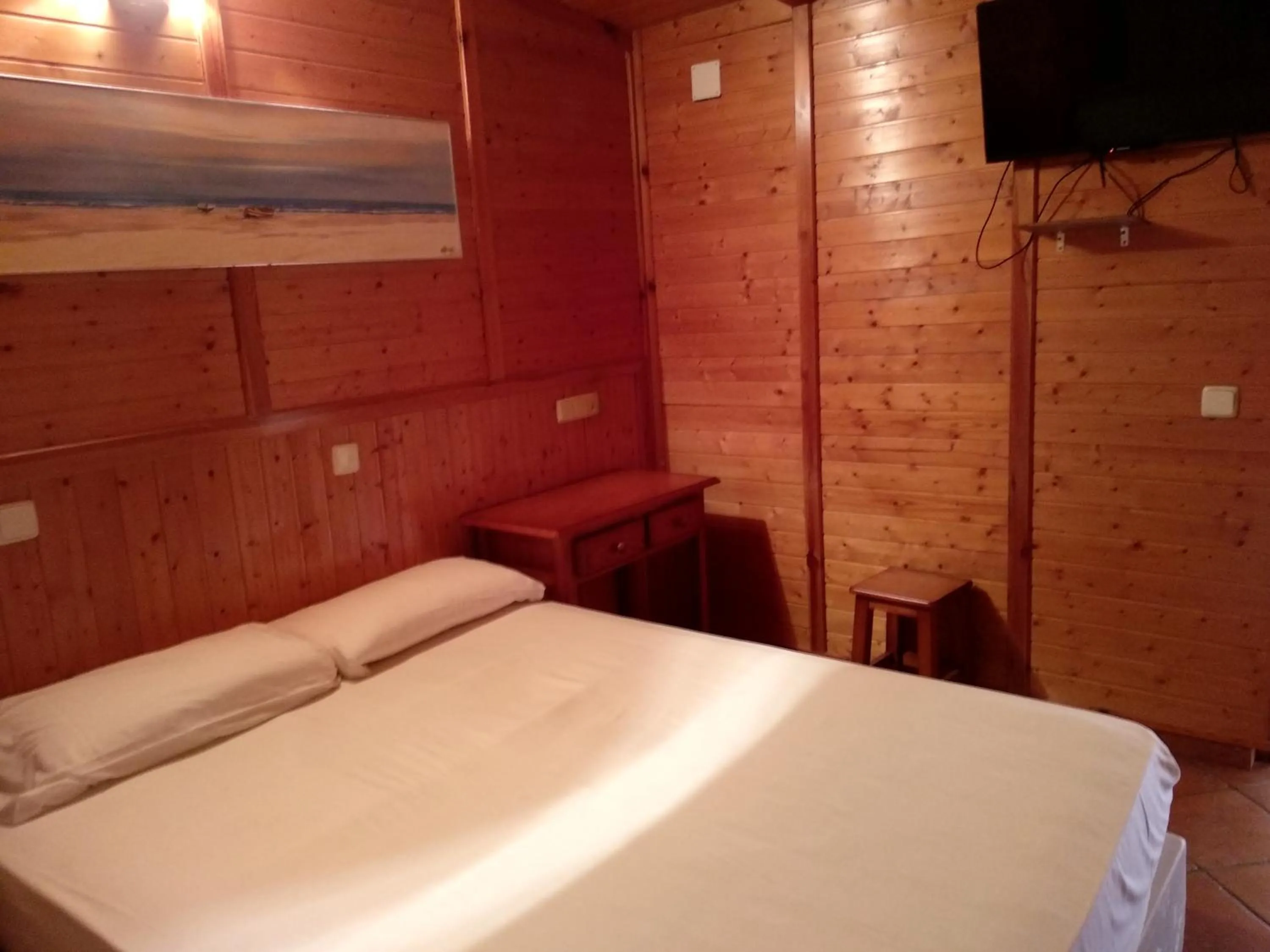 Bed in Hotel Sierra Oriente