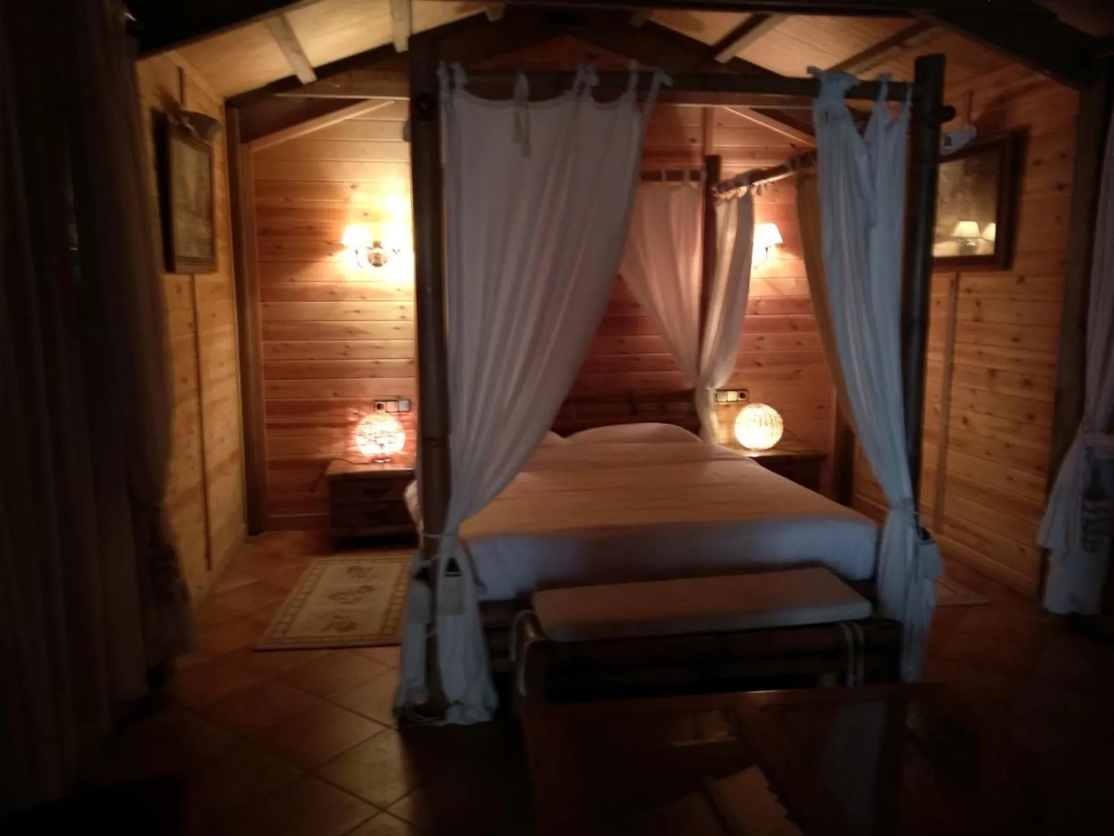 Bed in Hotel Sierra Oriente