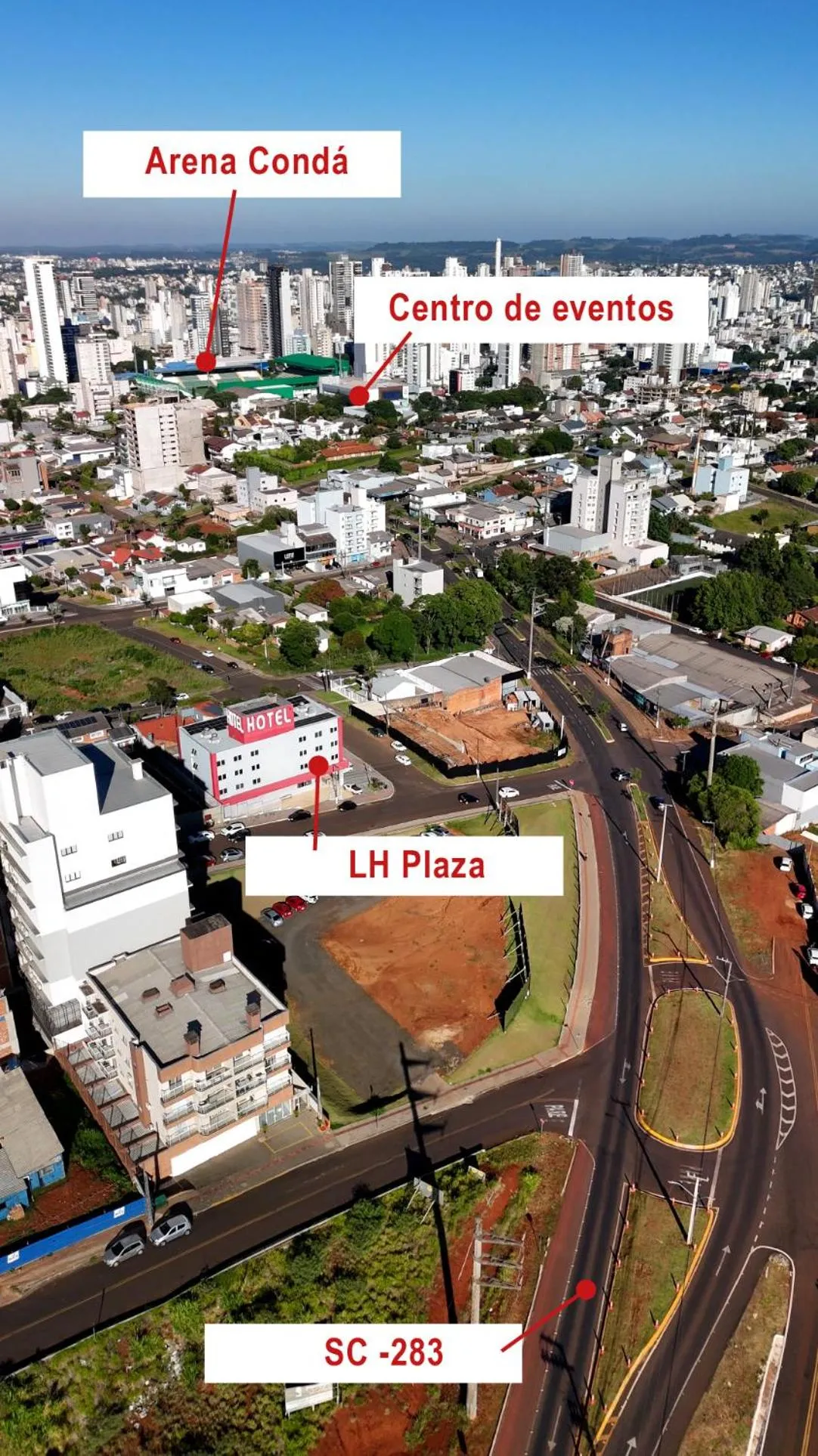 Location in LH Plaza Hotel