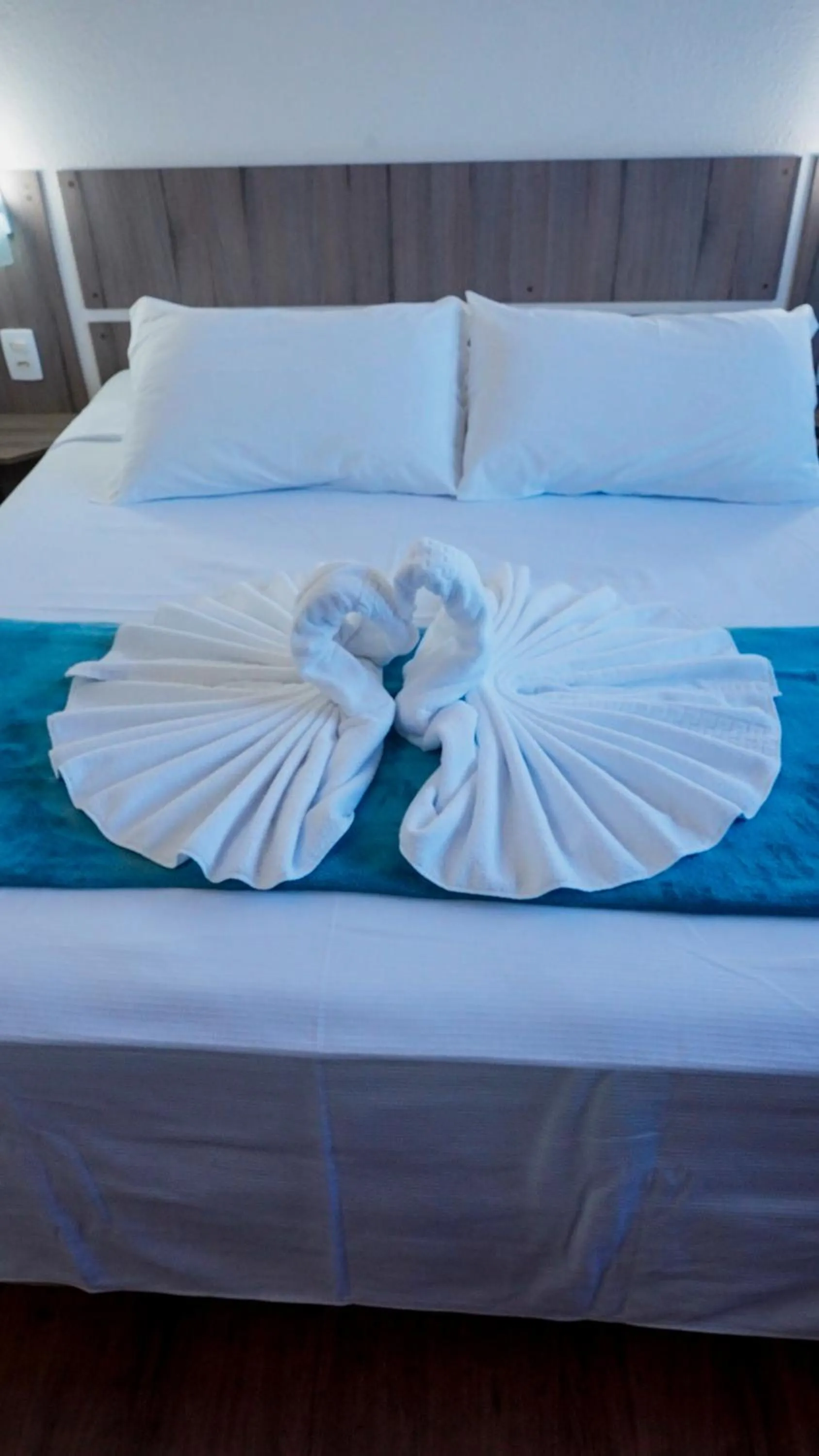 Decorative detail, Bed in LH Plaza Hotel