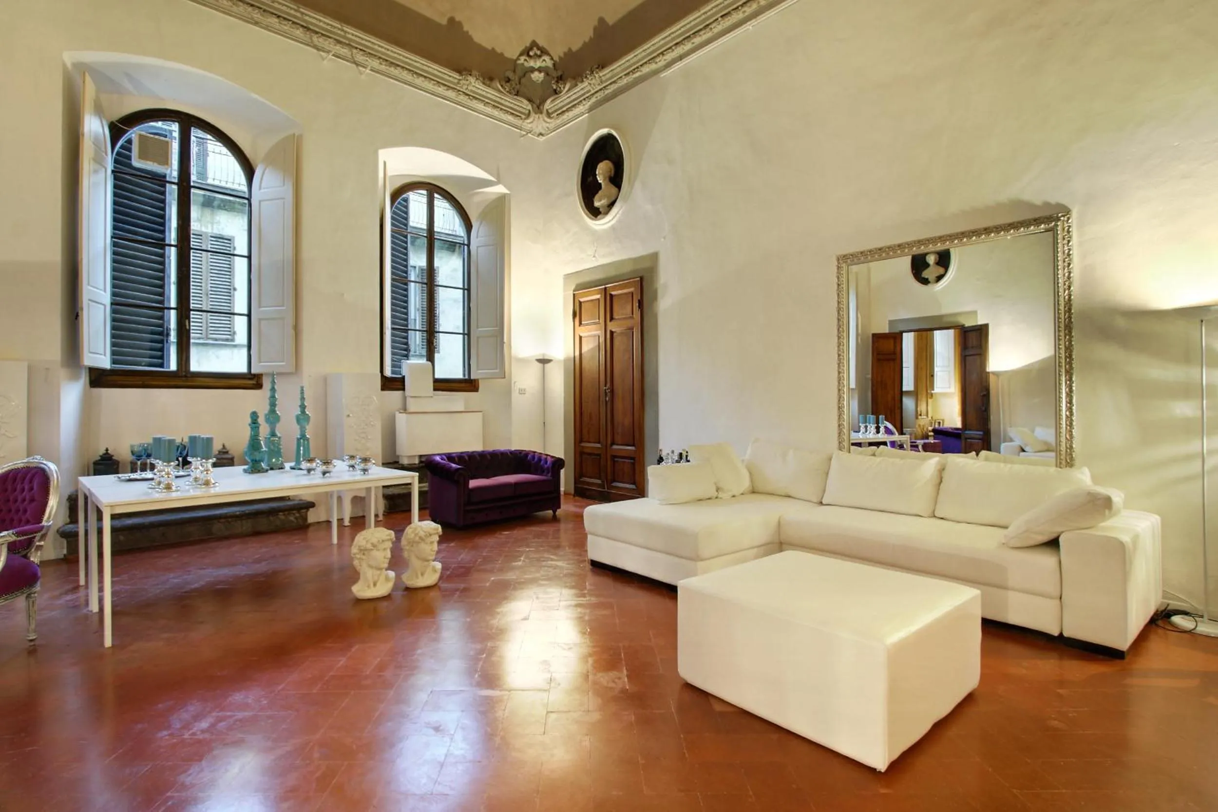 Living room in Palazzo Tolomei - Residenza D'Epoca
