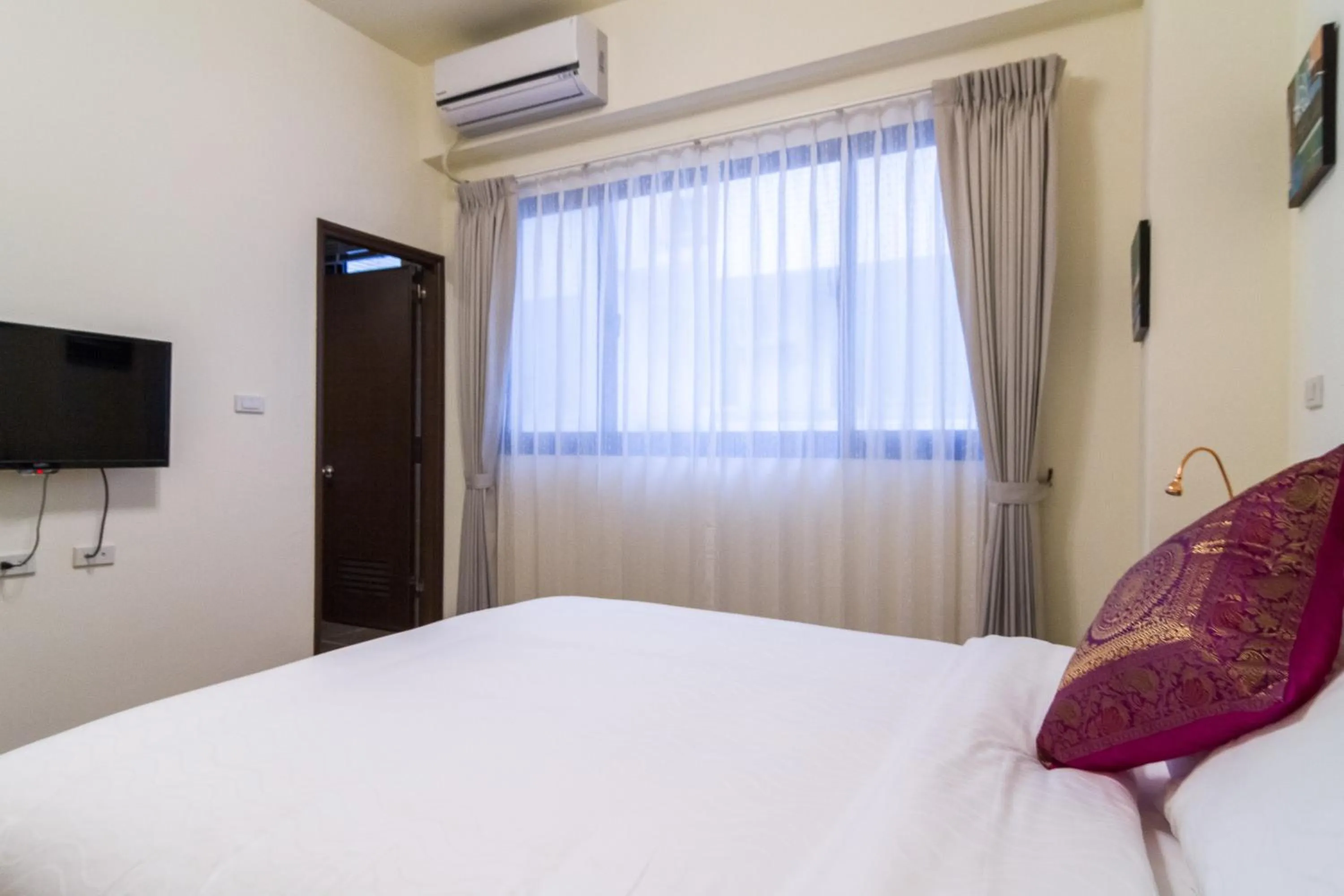 Bedroom, Bed in Wendy's home Toucheng Mansion A