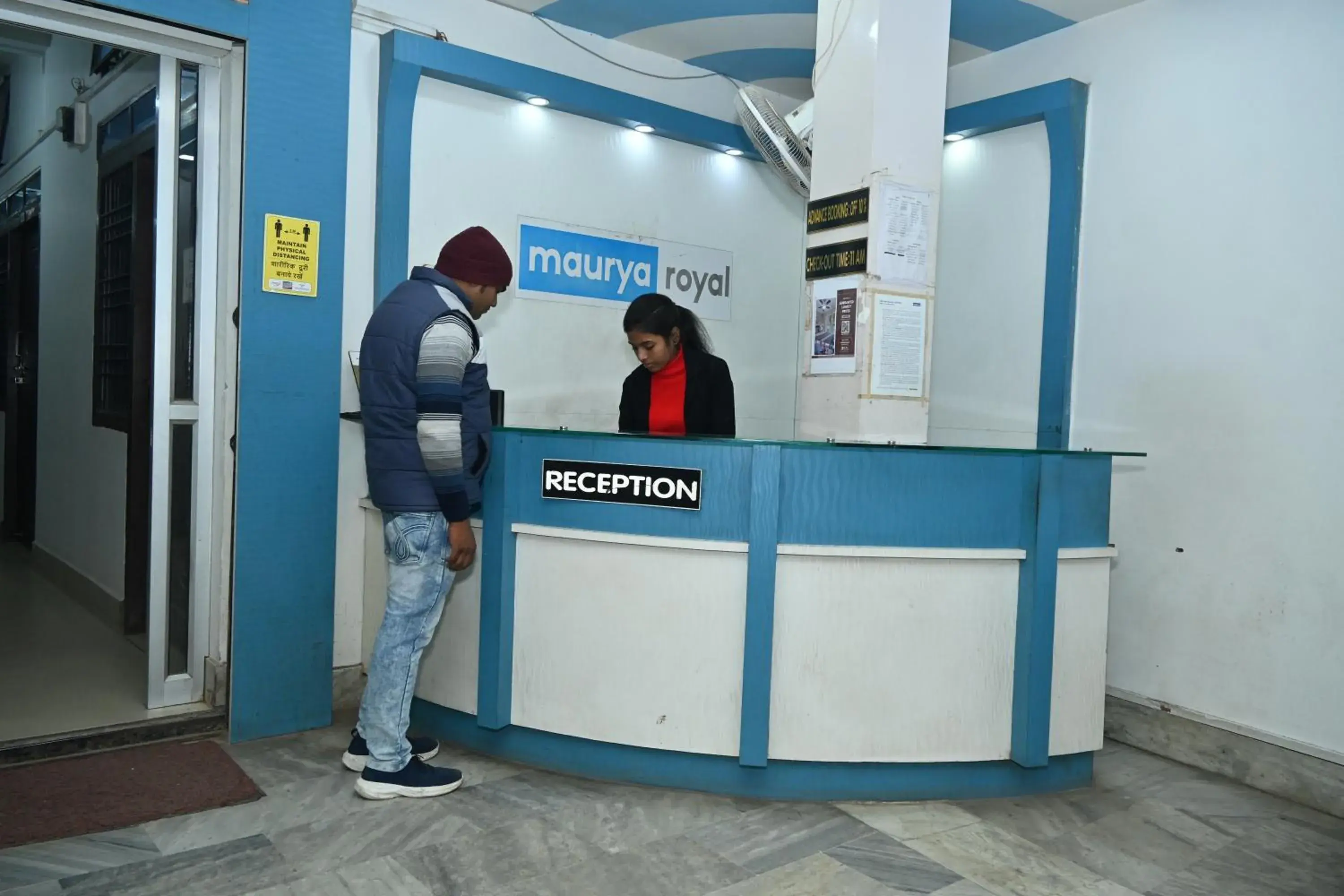 Lobby or reception in Maurya Royal Lobby or reception in Maurya Royal