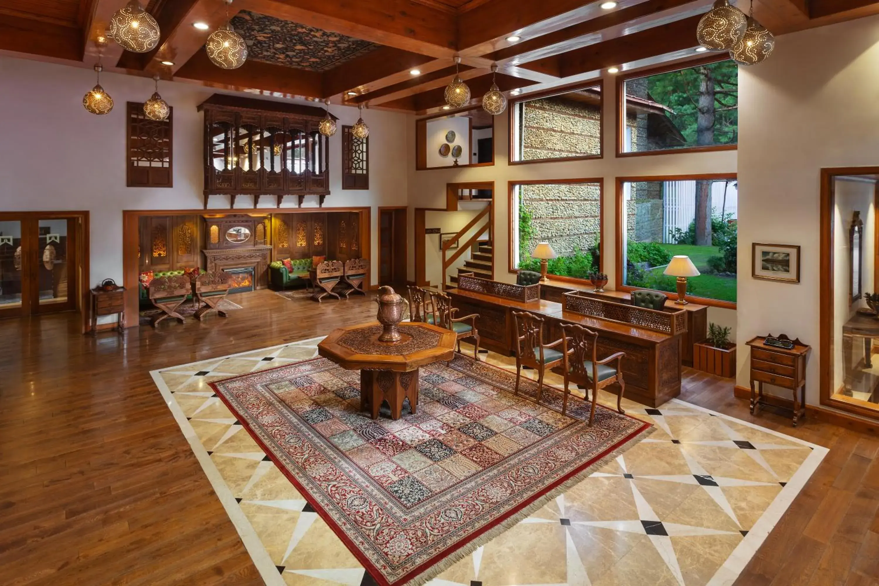 Lobby or reception in Welcomhotel by ITC Hotels, Pine N Peak, Pahalgam Lobby or reception in Welcomhotel by ITC Hotels, Pine N Peak, Pahalgam