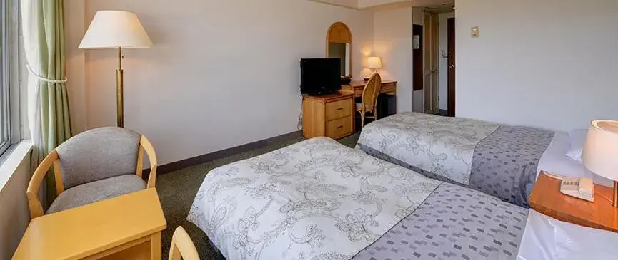 Twin Room with Garden View - single occupancy - Smoking in Kagetsuen Twin Room with Garden View - single occupancy - Smoking in Kagetsuen